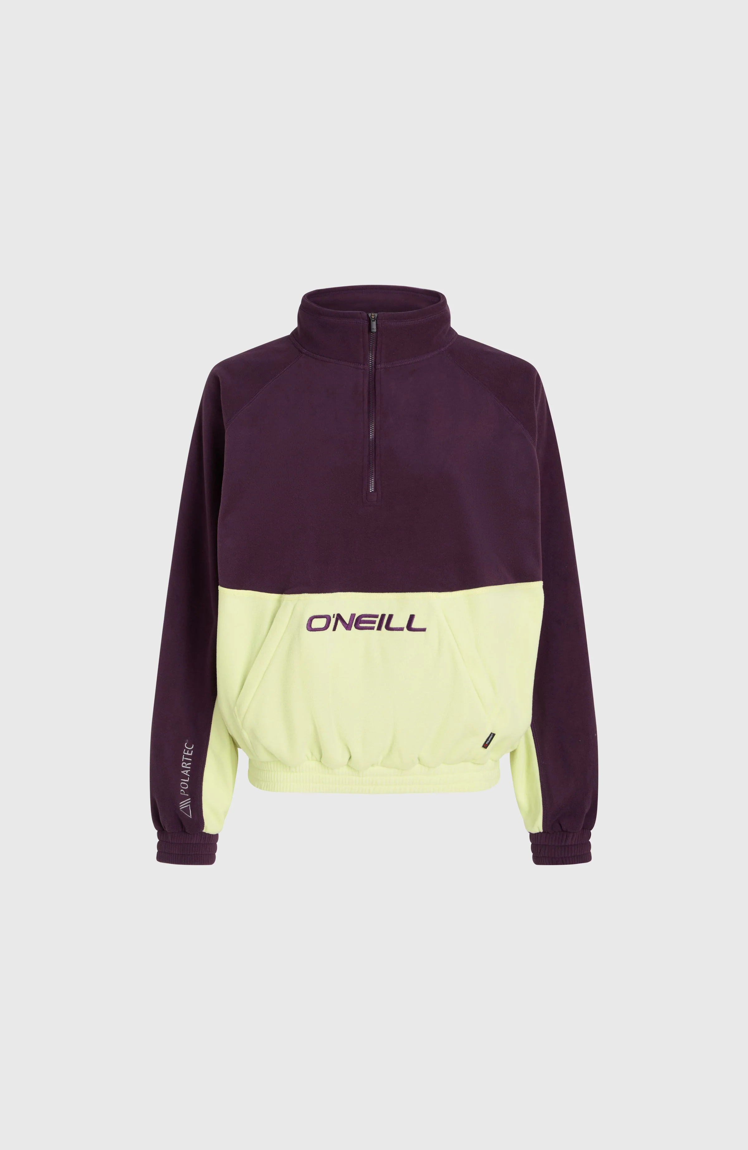 O'Riginals Polartec® 100 Half-Zip Fleece | Aubergine Colour Block