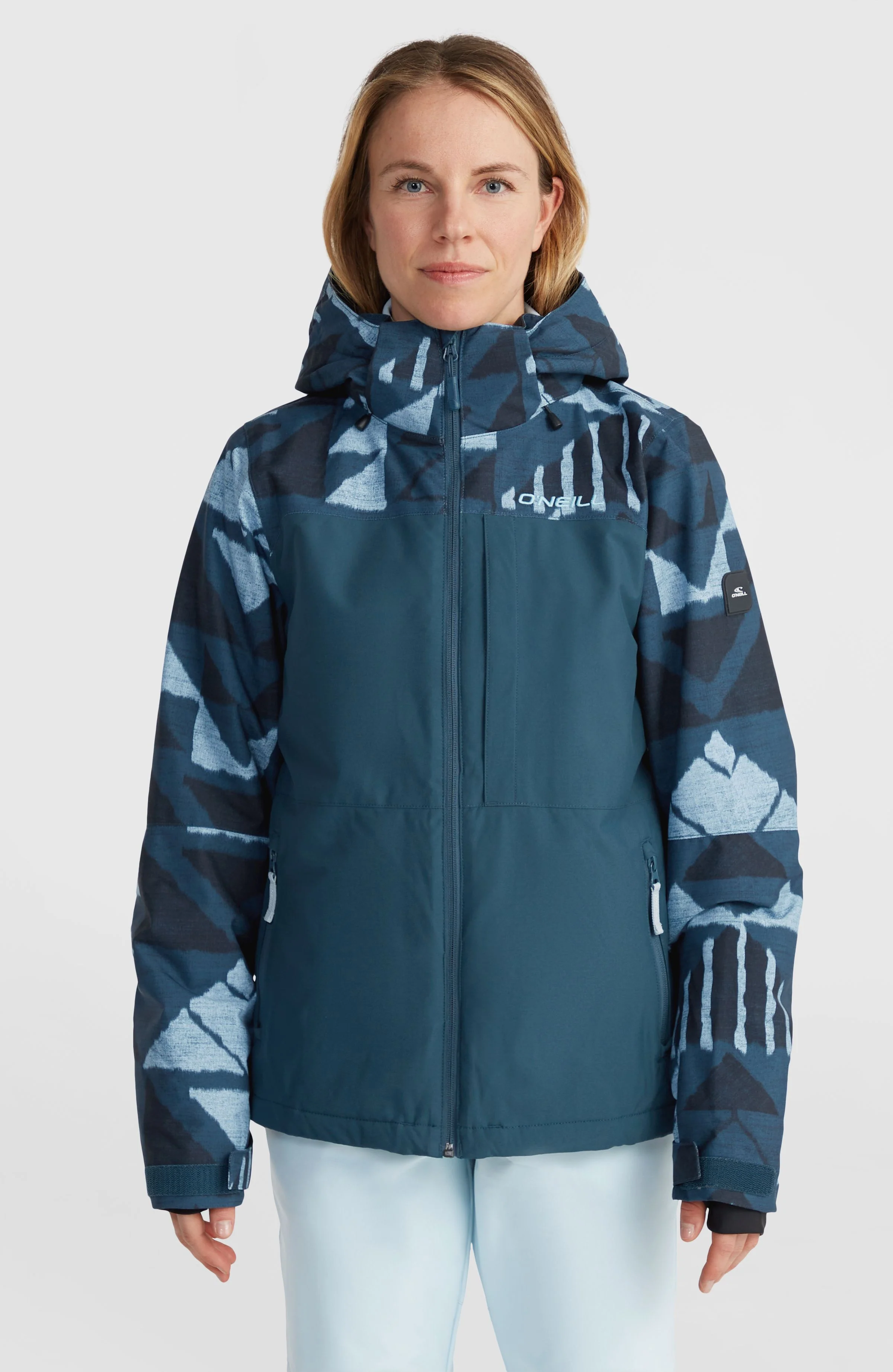 10220-aplite-plus-snow-jacket-blue-triangle-ikat-1.webp Aplite Plus Snow Jacket | Blue Triangle Ikat