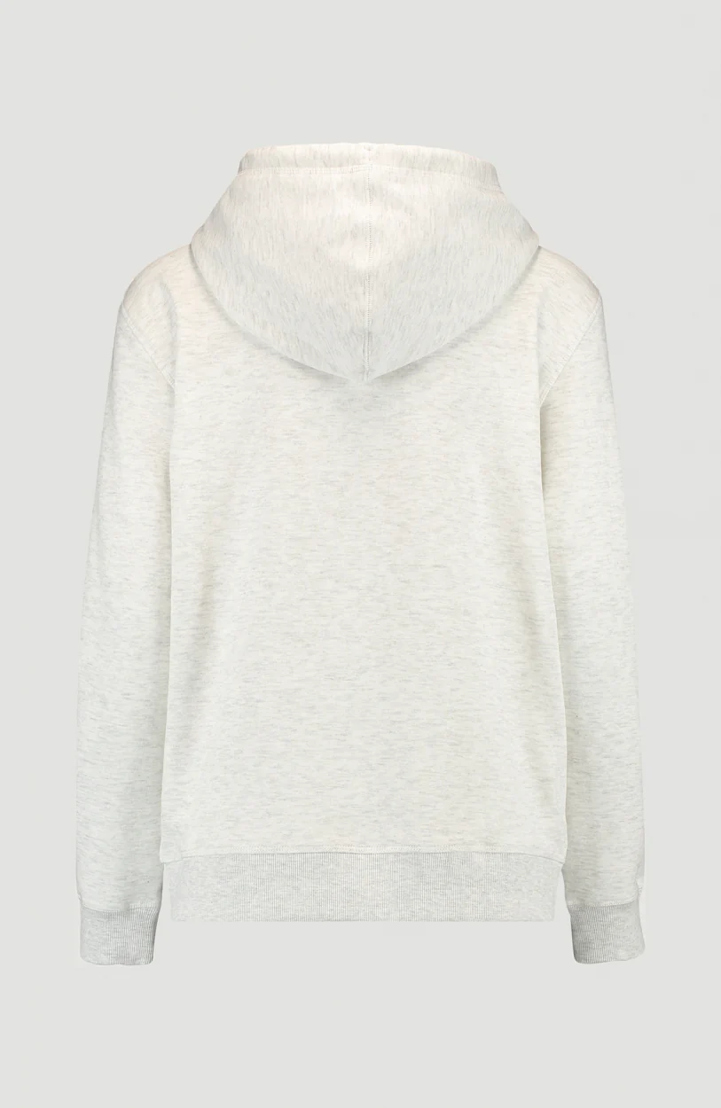 Triple Stack Full Zip Hoodie | White Melee