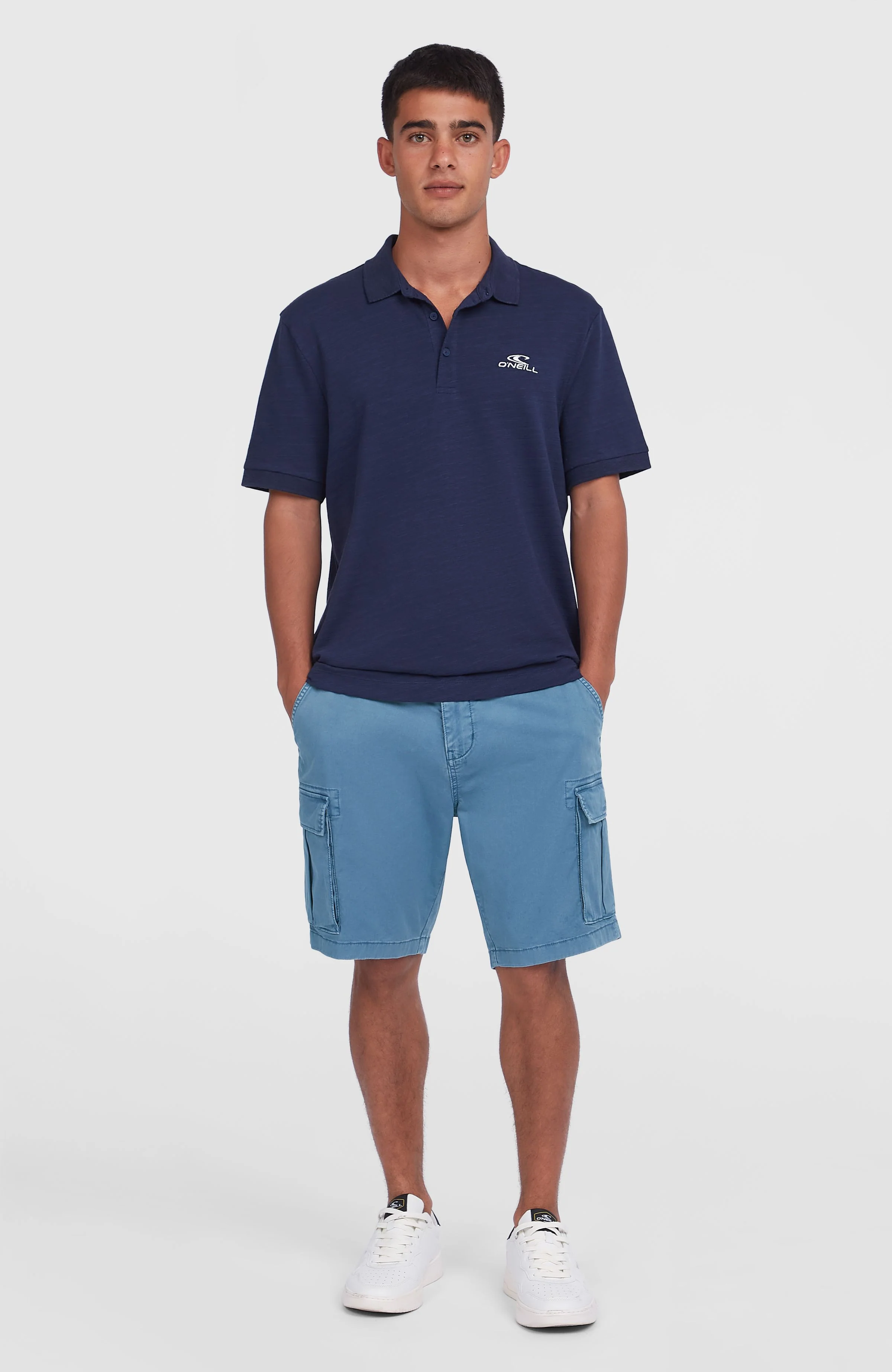 10307-essentials-cargo-shorts-copen-blue-1.webp Essentials Cargo Shorts | Copen Blue