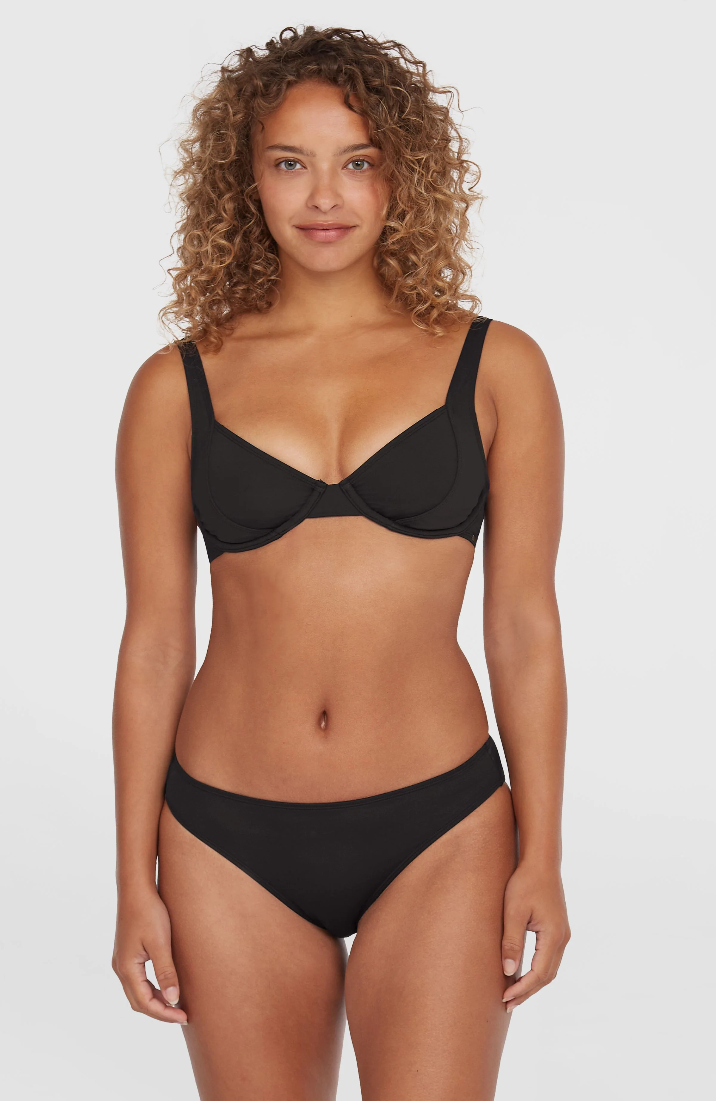 Elsie Underwire Bikini Top | Black Out