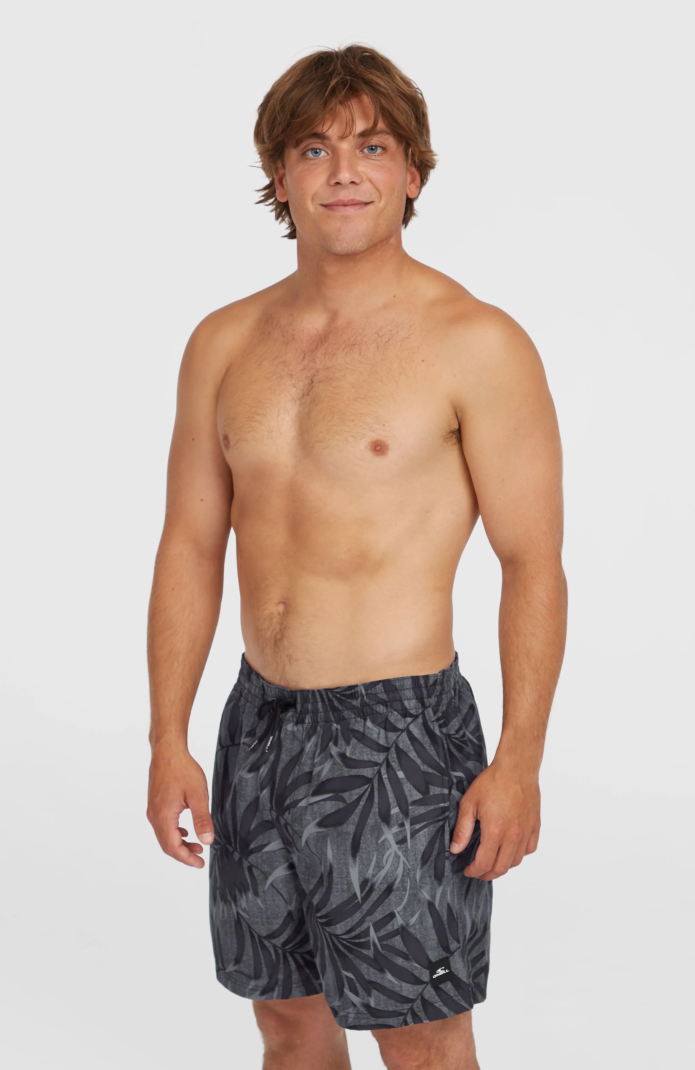 10713-cali-floral-16-swim-shorts-black-dipped-leaves-1.webp Cali Floral 16'' Swim Shorts | Black Dipped Leaves