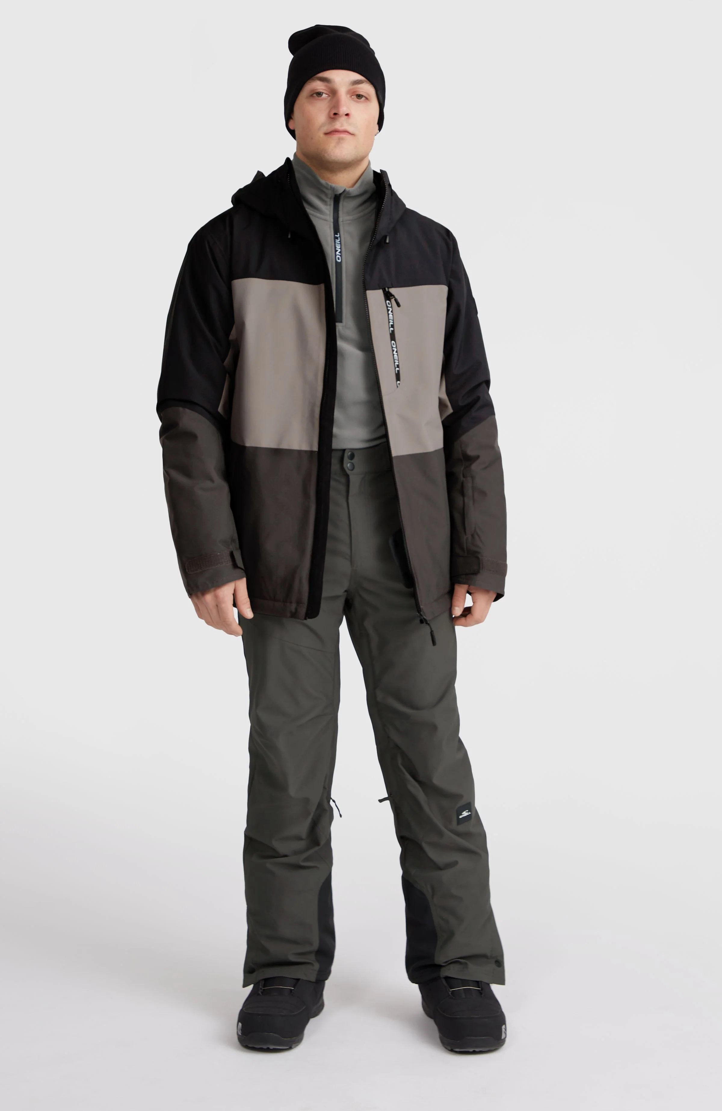 Carbonite Snow Jacket | Black Out Colour Block