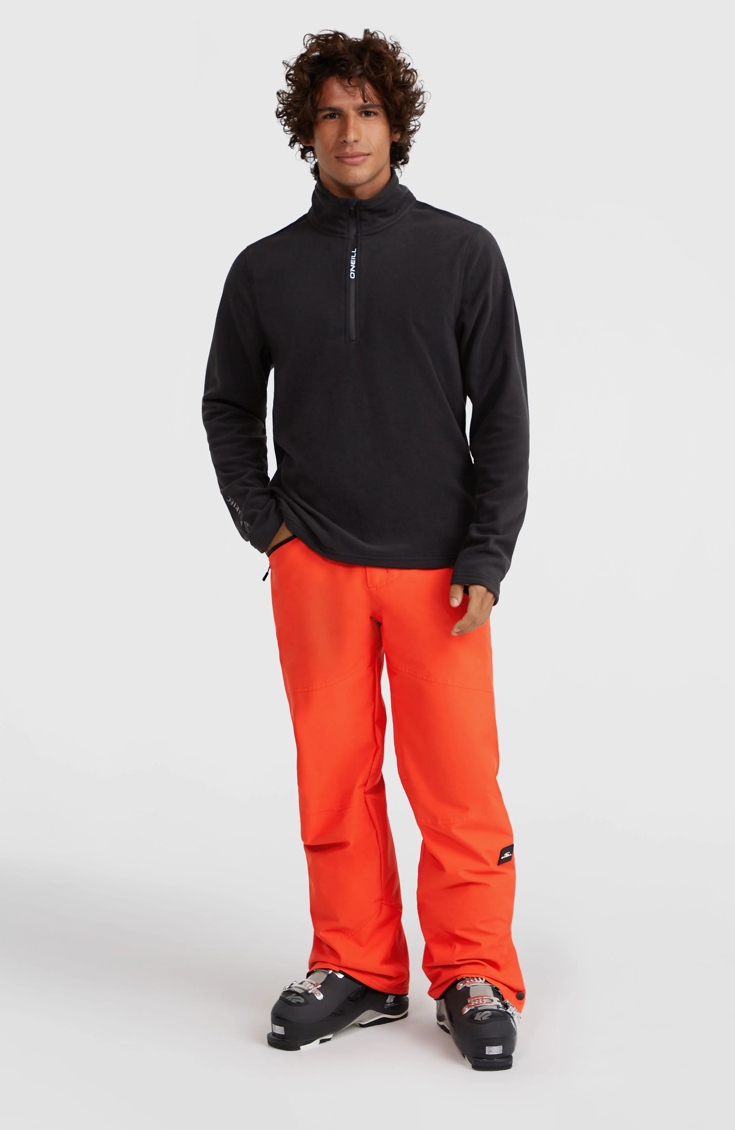 Jack's Polartec® 100 Half-Zip Fleece | Black Out