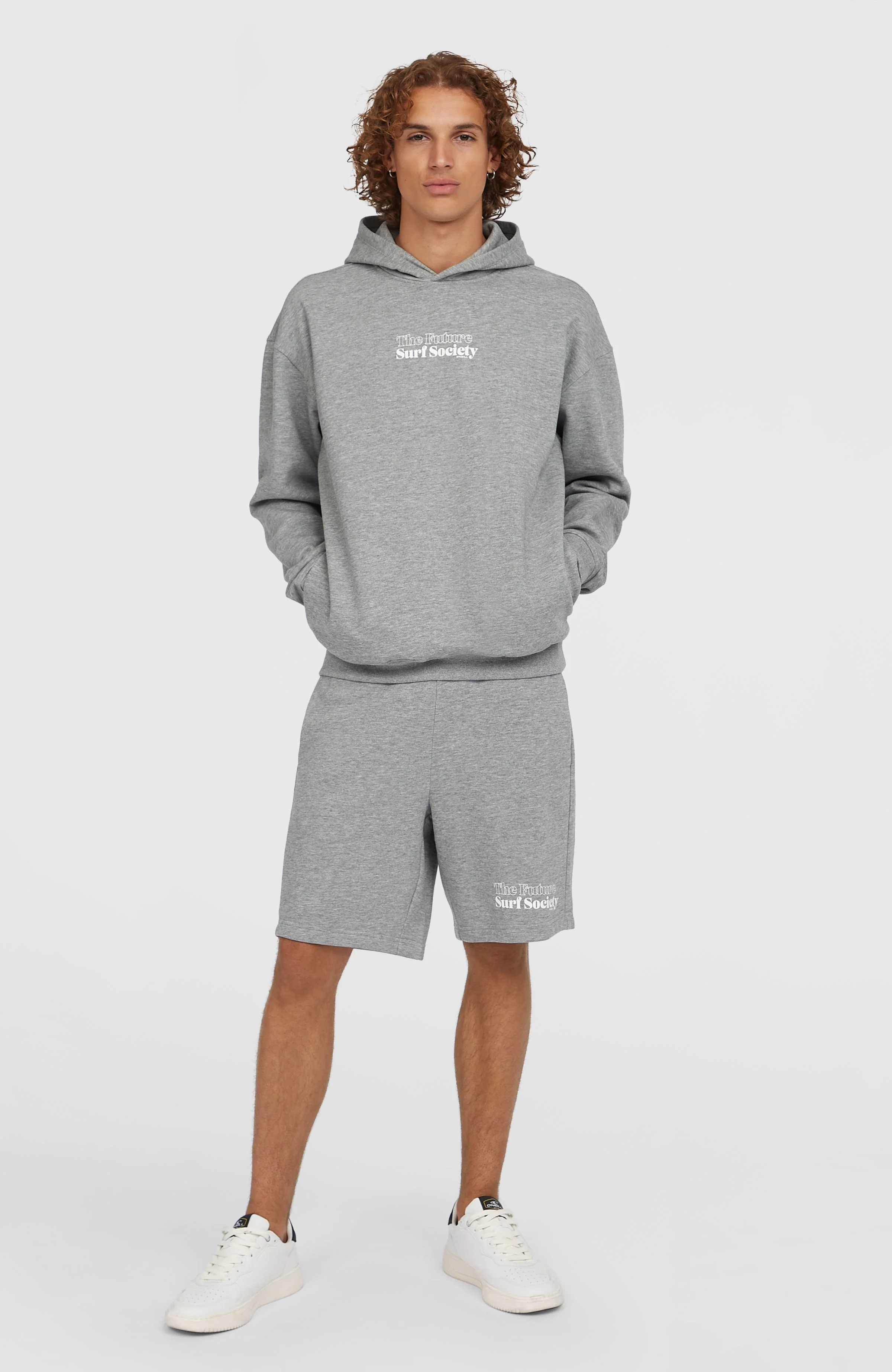 Future Surf Society Hoodie | Silver Melee