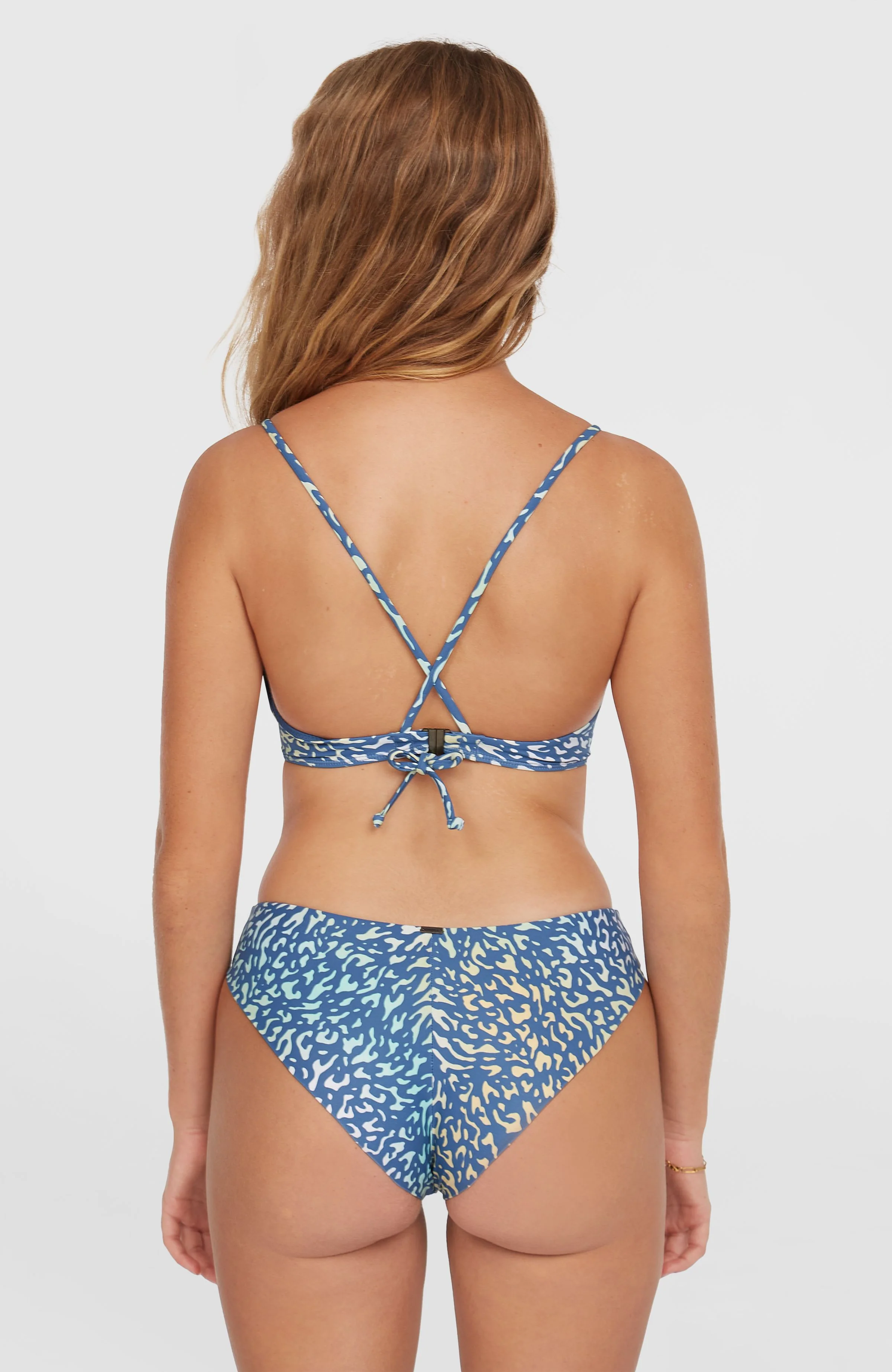 Baay Bikini Top | Yellow Animal Blur