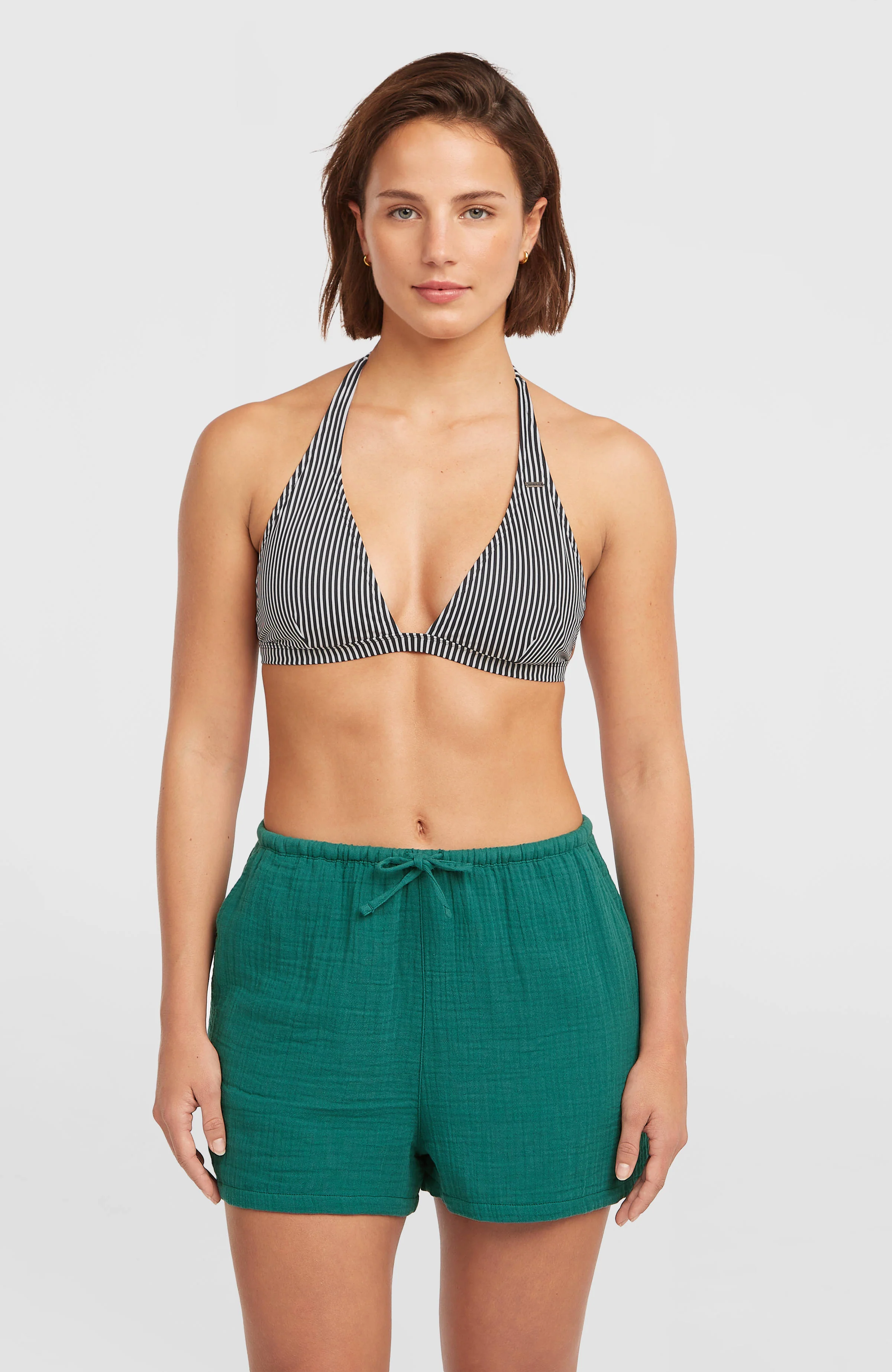 Brenda Structured Shorts | Botanical Heat