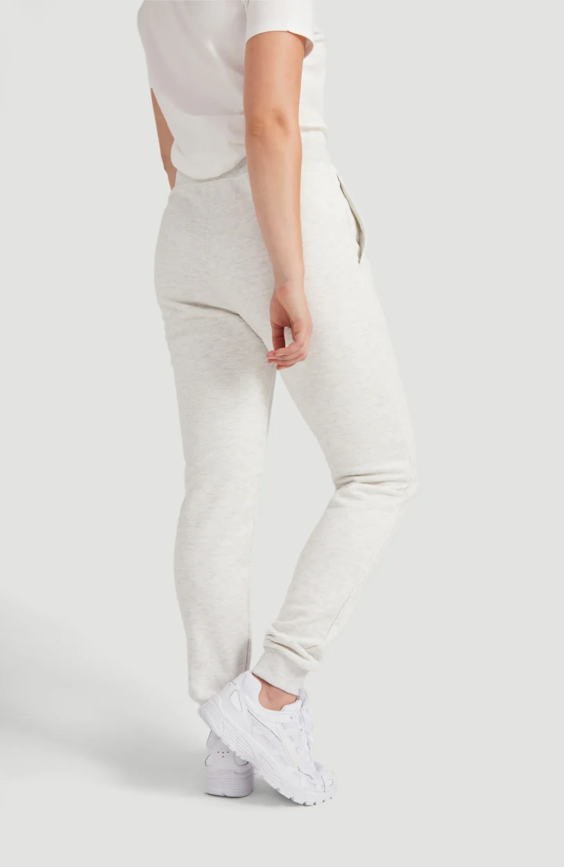 High-Waist Sweatpants | White Melee