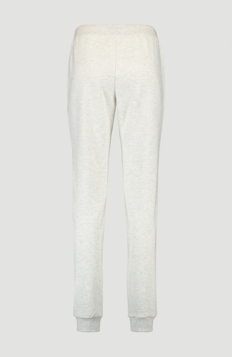 High-Waist Sweatpants | White Melee
