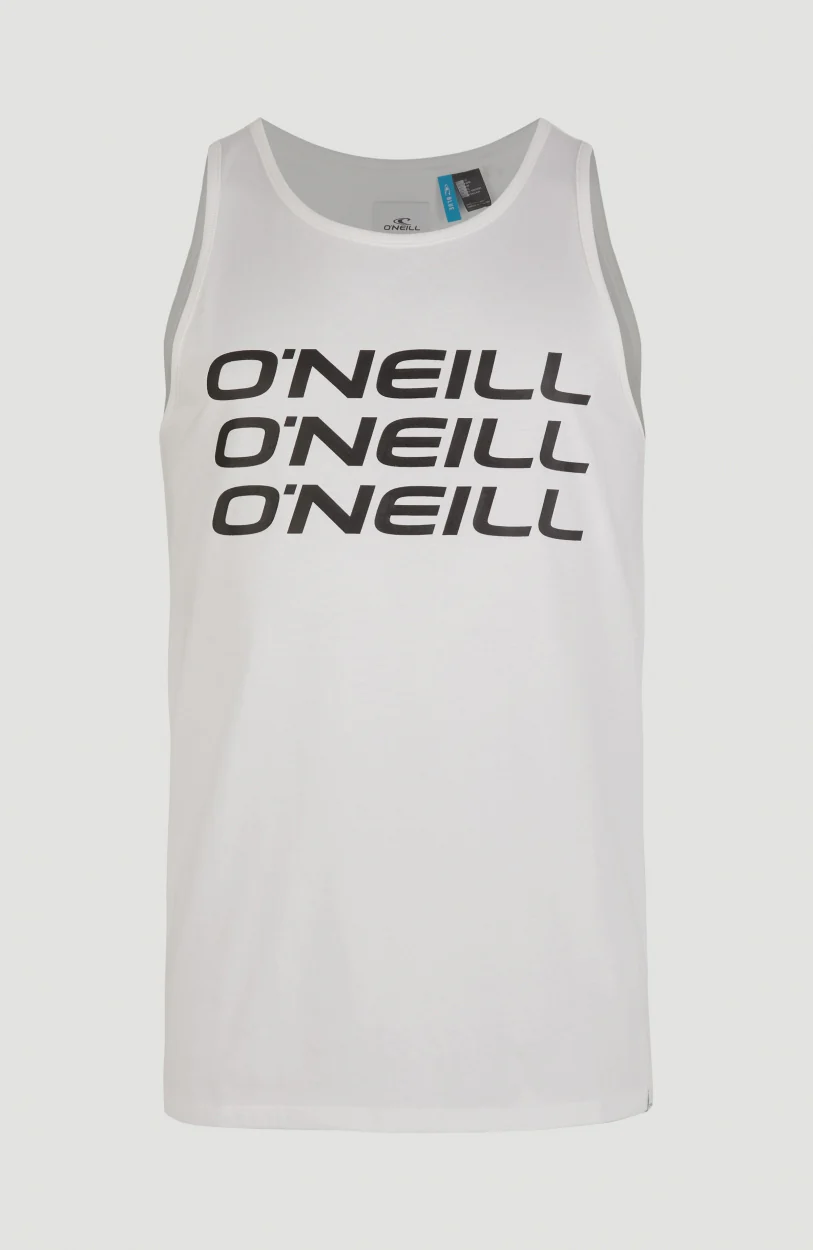 Triple Stack Tanktop | Powder White