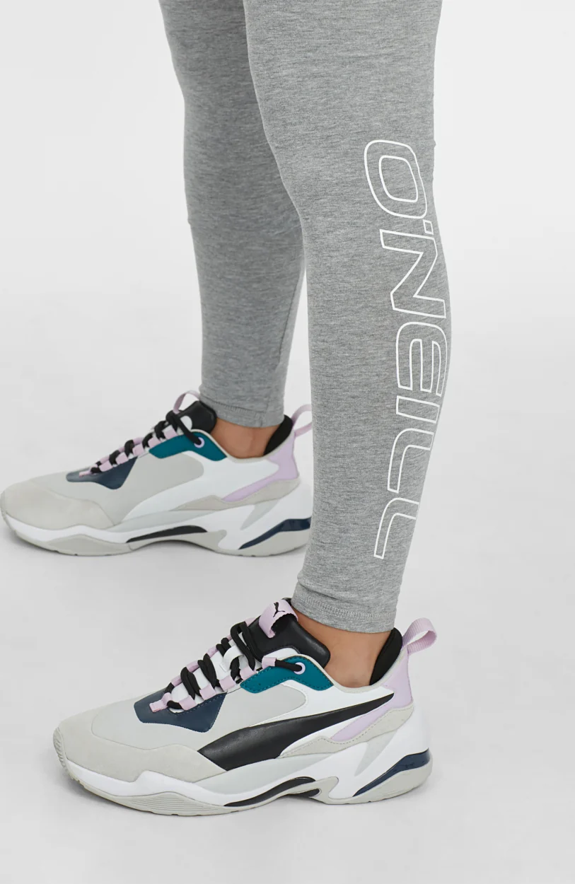 High Waist Legging | Silver Melee -A