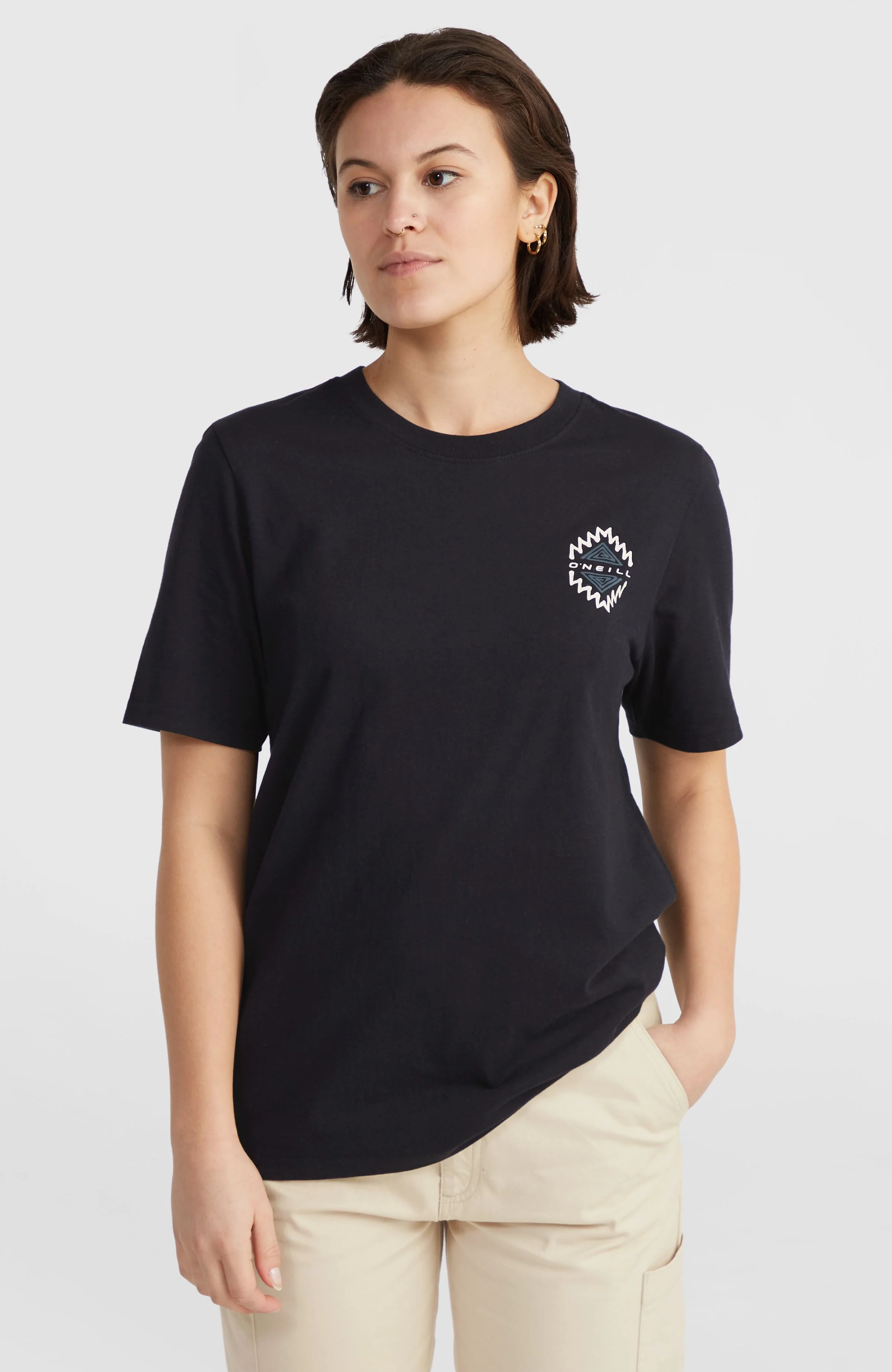 Chest Graphic T-Shirt | Black Out