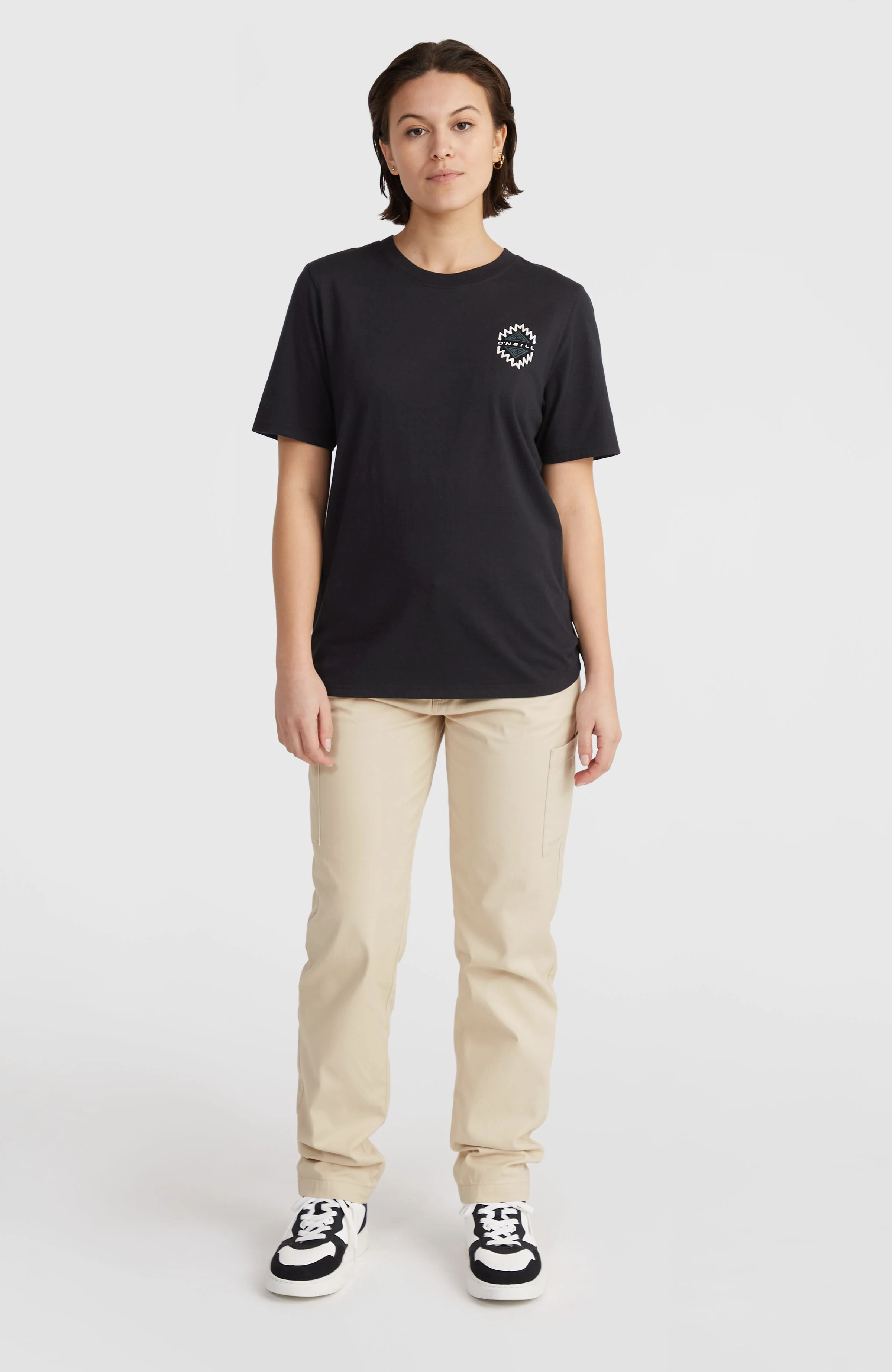 Chest Graphic T-Shirt | Black Out
