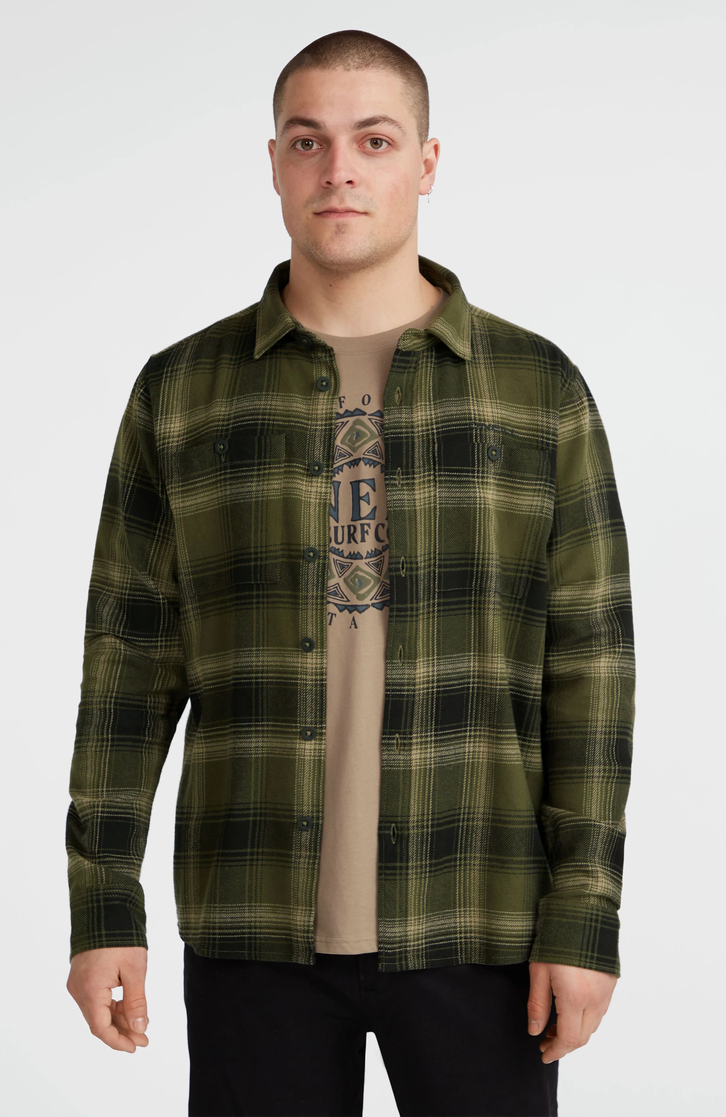 11815-flannel-check-shirt-green-check-small-1.webp Flannel Check Shirt | Green Check Small