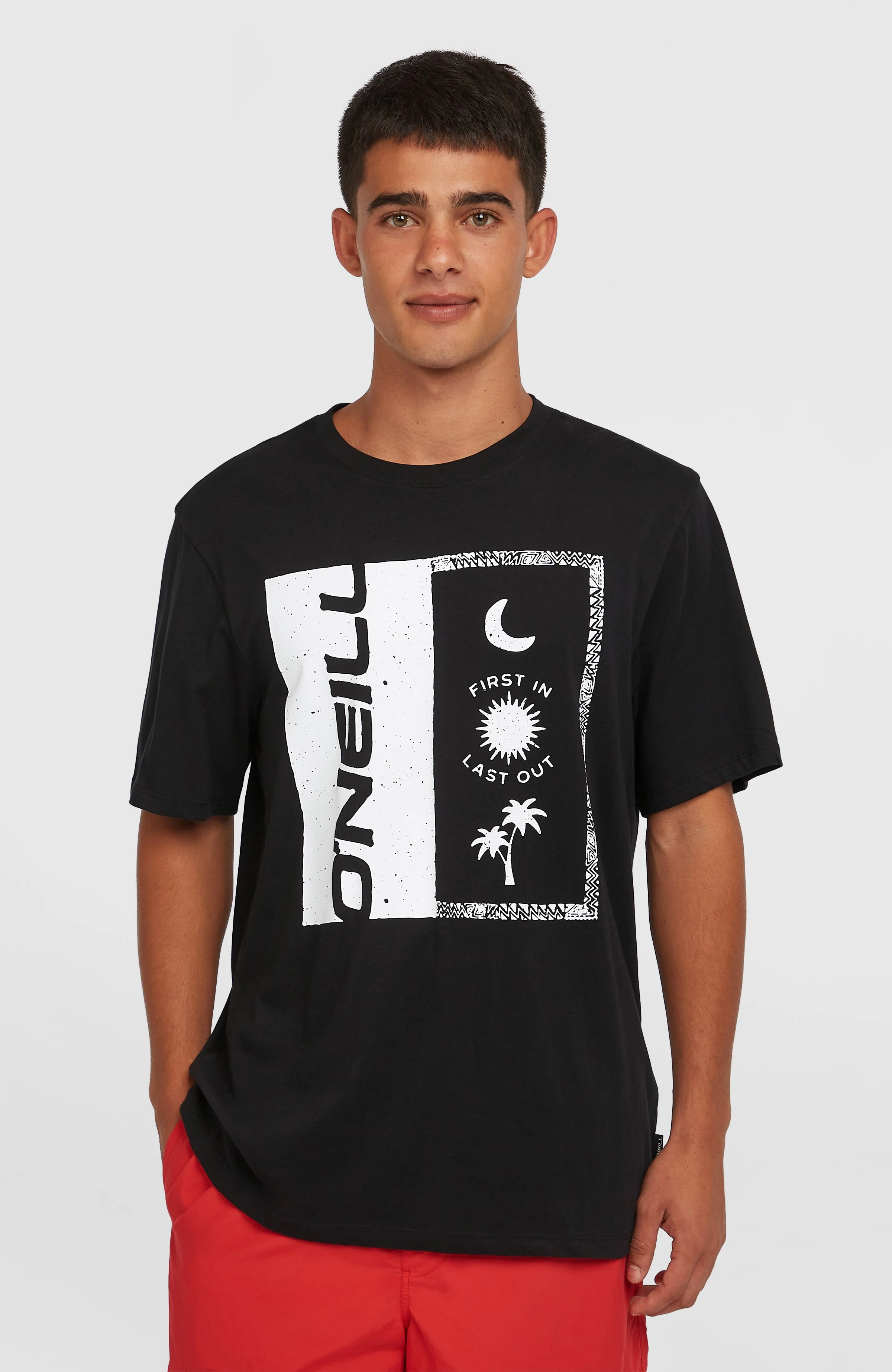 11950-front-print-t-shirt-black-out-1.webp Front Print T-Shirt | Black Out