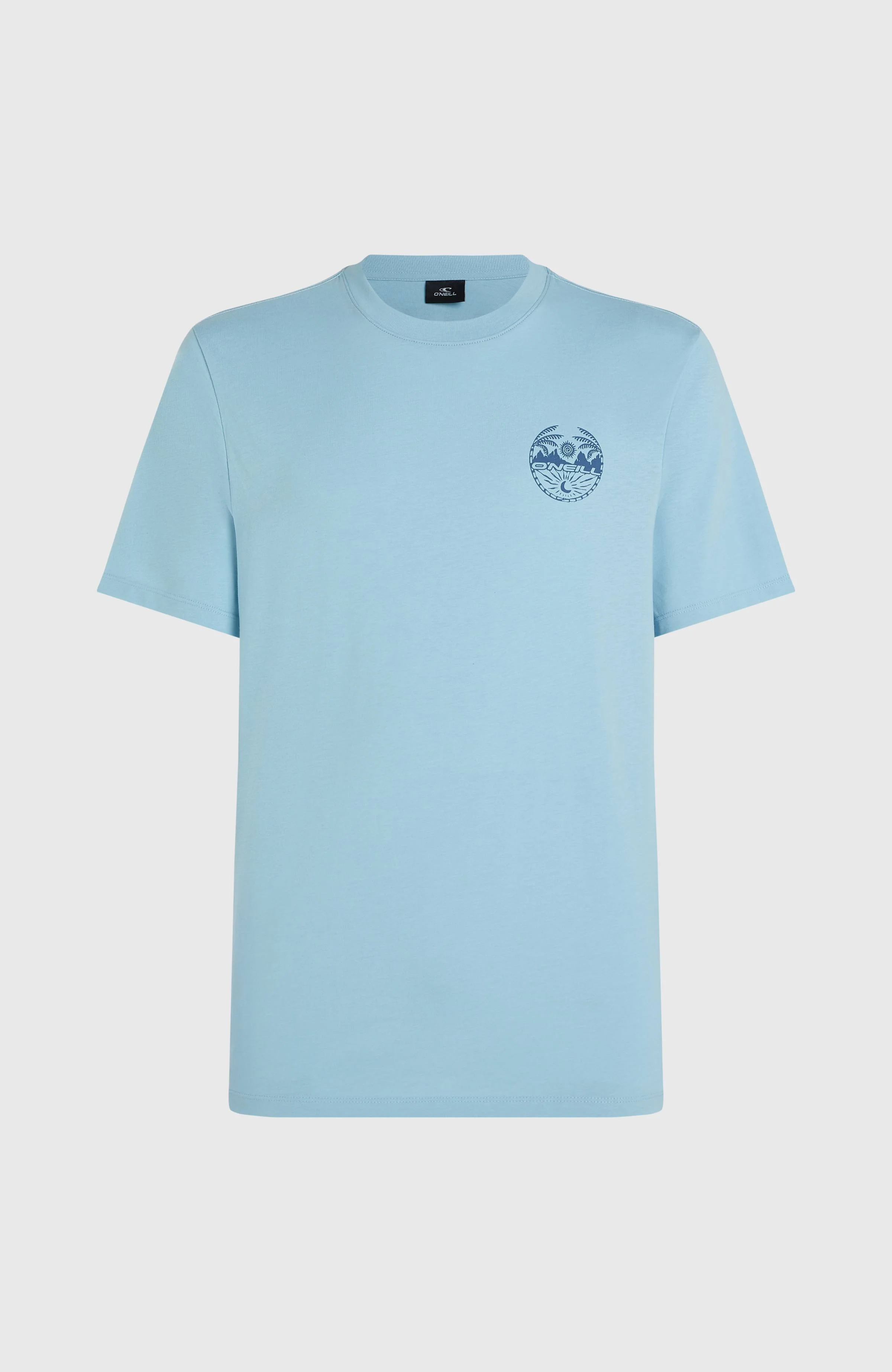 Back Print T-Shirt | Morning Glory Melange