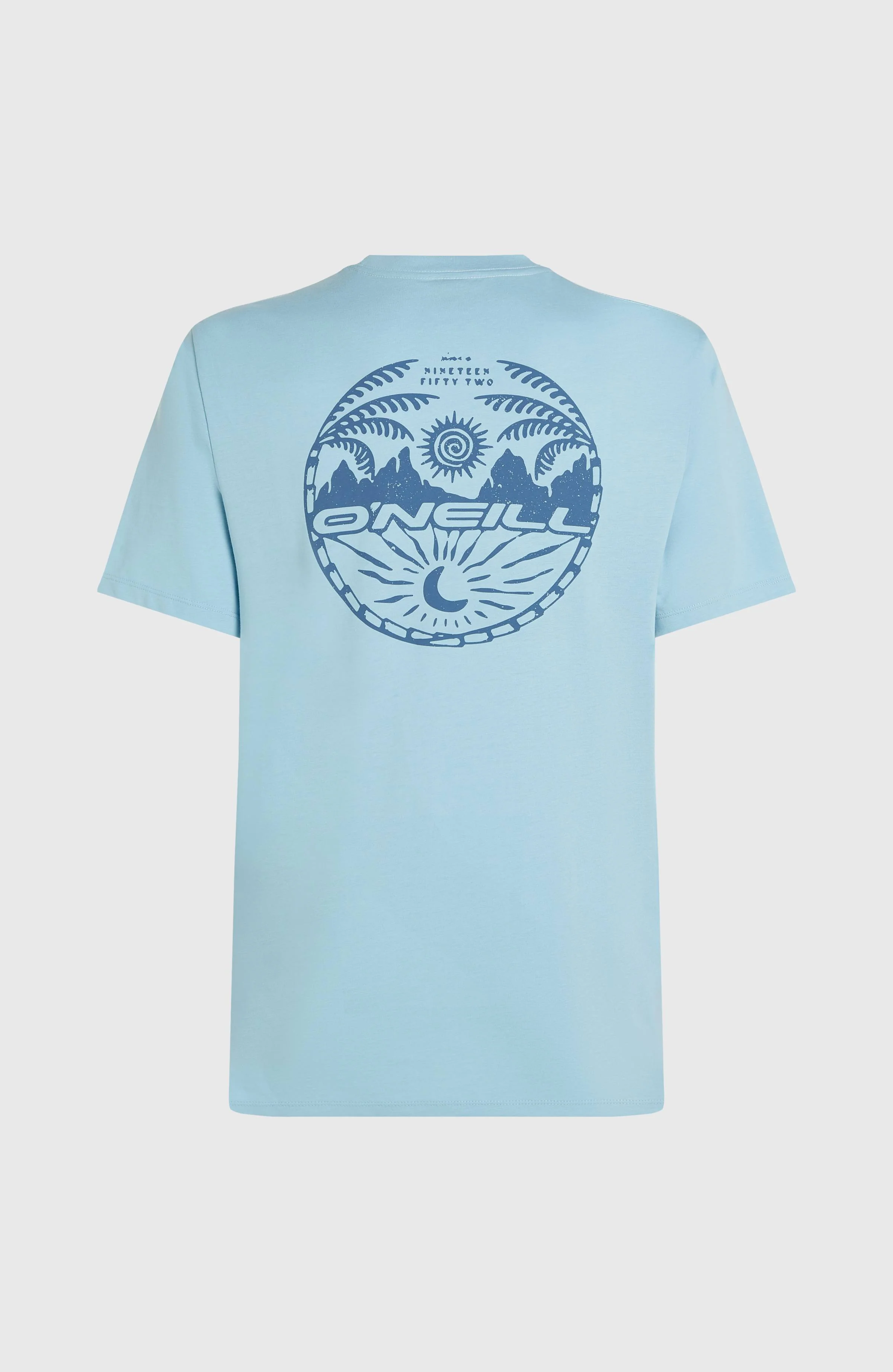 Back Print T-Shirt | Morning Glory Melange