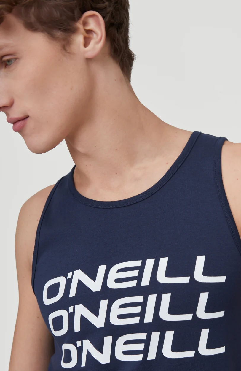 Triple Stack Tanktop | Ink Blue -A