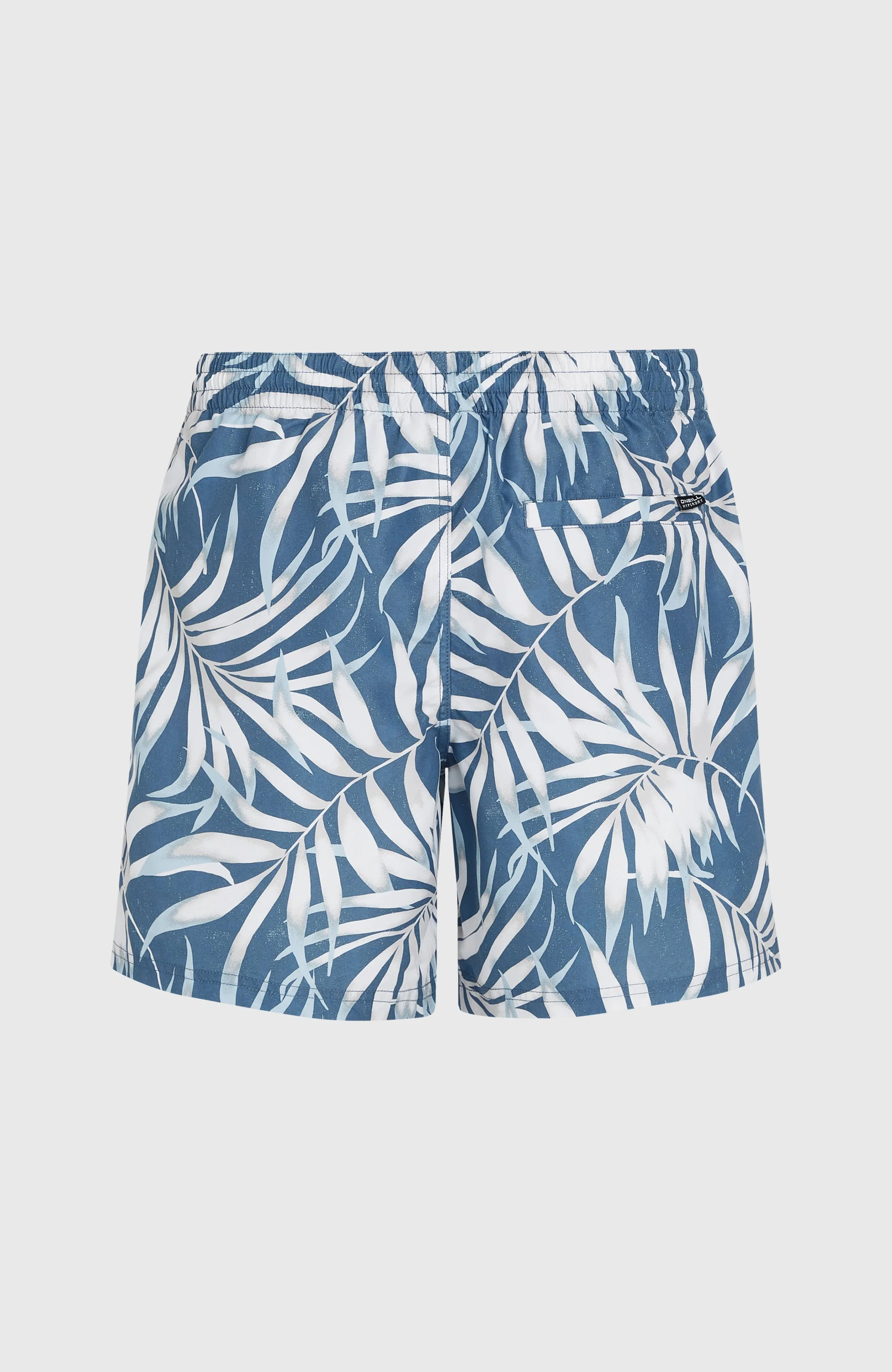 Cali Floral 16'' Swim Shorts | Blue Dipped Leaves