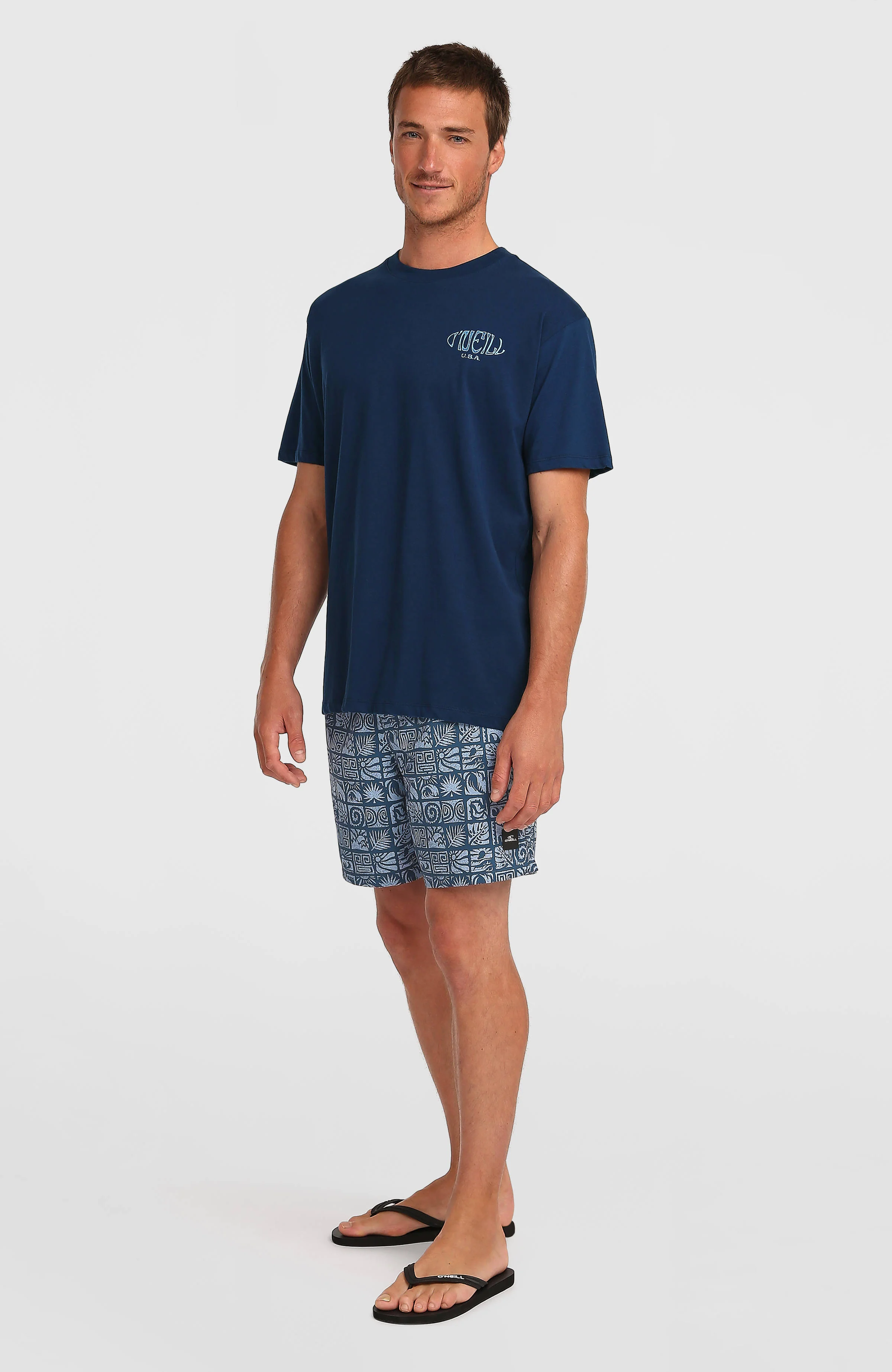O'Neill Print 16'' Swimshorts | Dark Blue Bricks