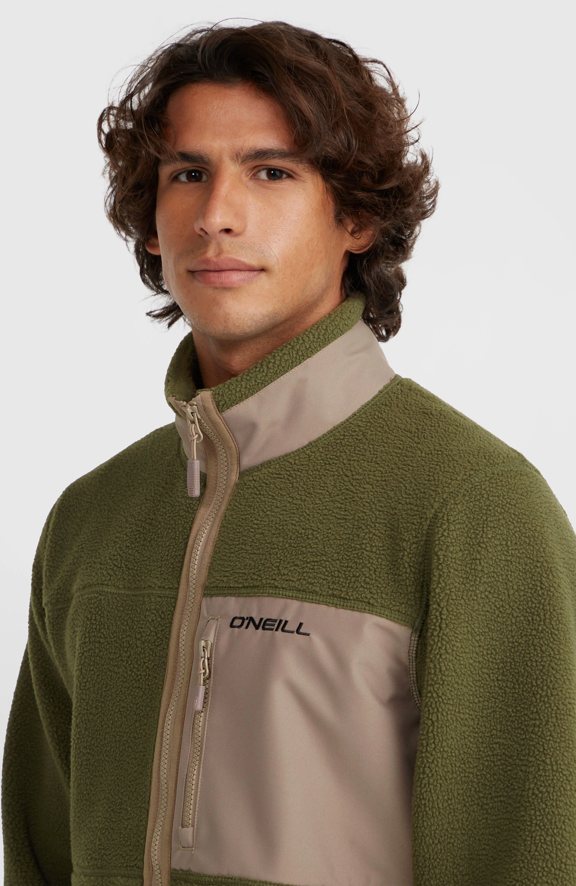 High-Pile Full-Zip Fleece | Forest Night