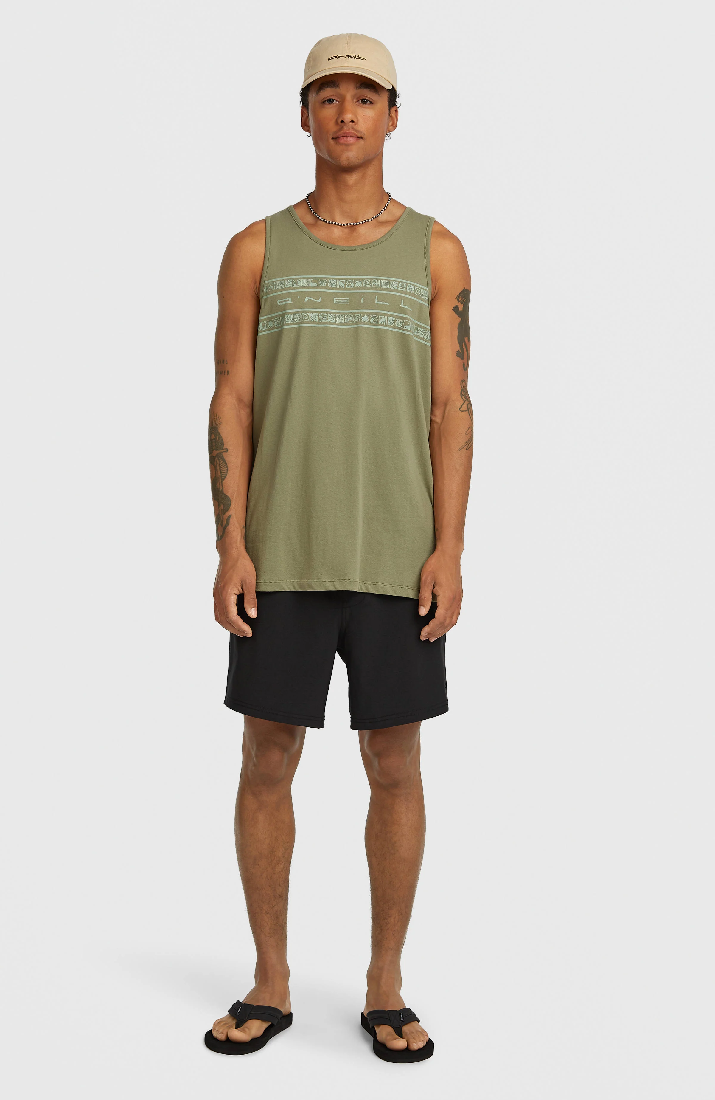 Pocket Print 16'' Swimshorts | Black Out