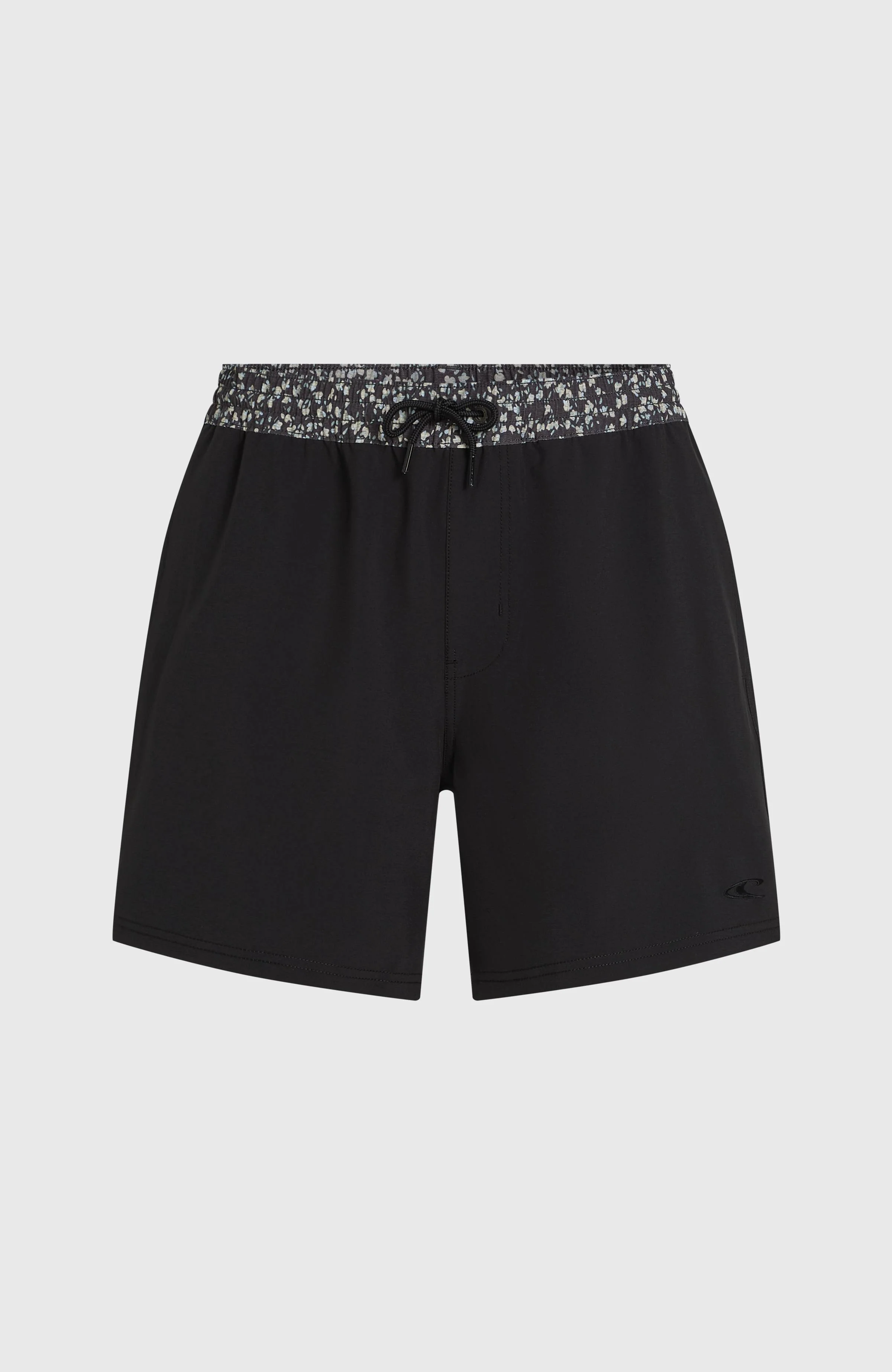 Pocket Print 16'' Swimshorts | Black Out