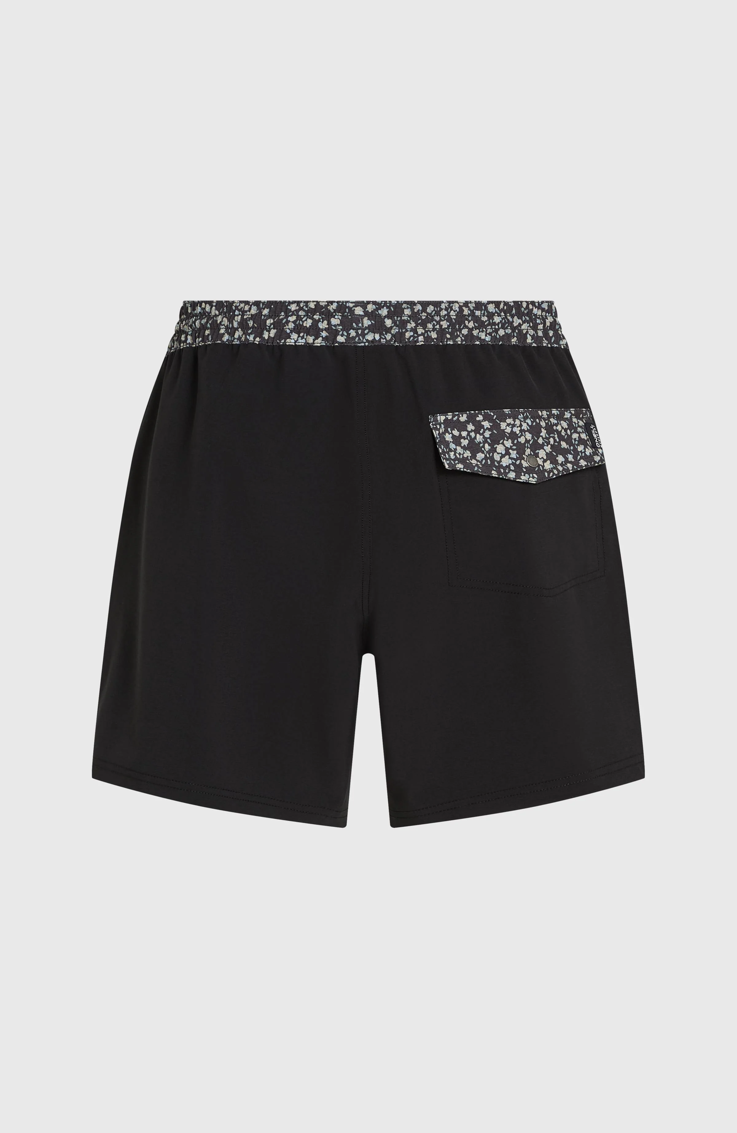 Pocket Print 16'' Swimshorts | Black Out