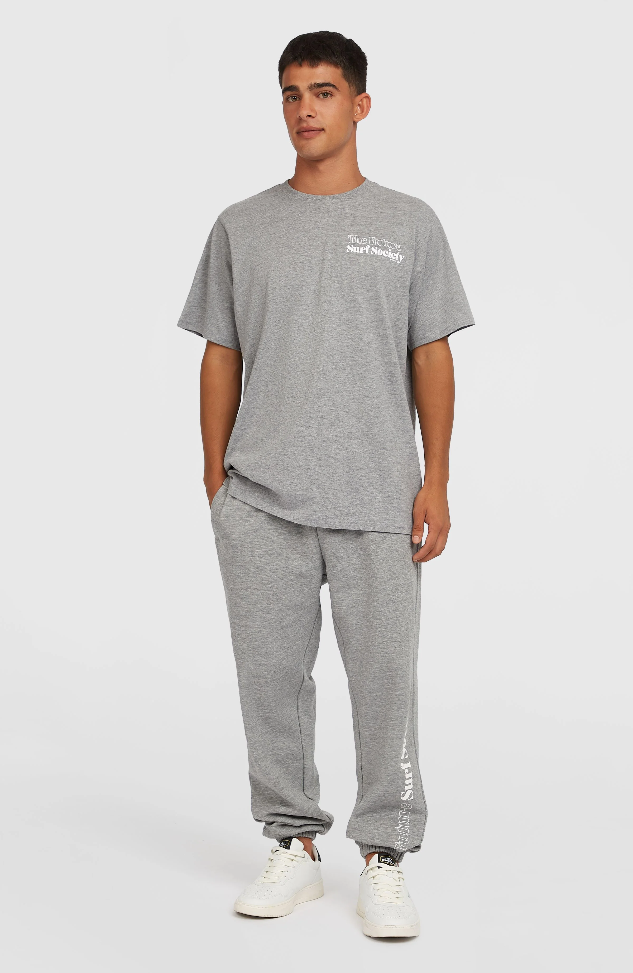 Future Surf Society T-Shirt | Silver Melee