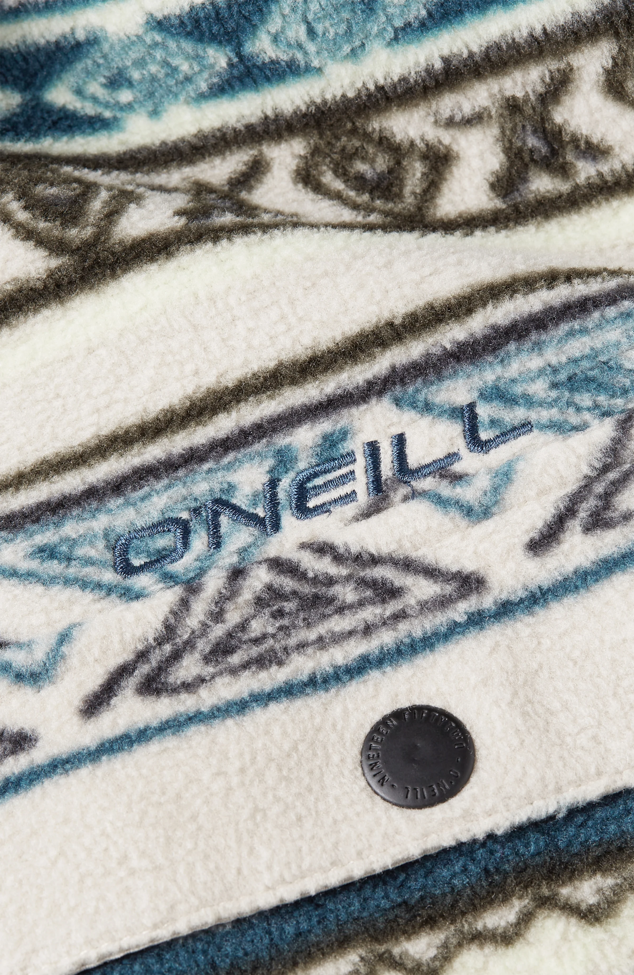 Superfleece Shirt | Grey Ikat Stripe