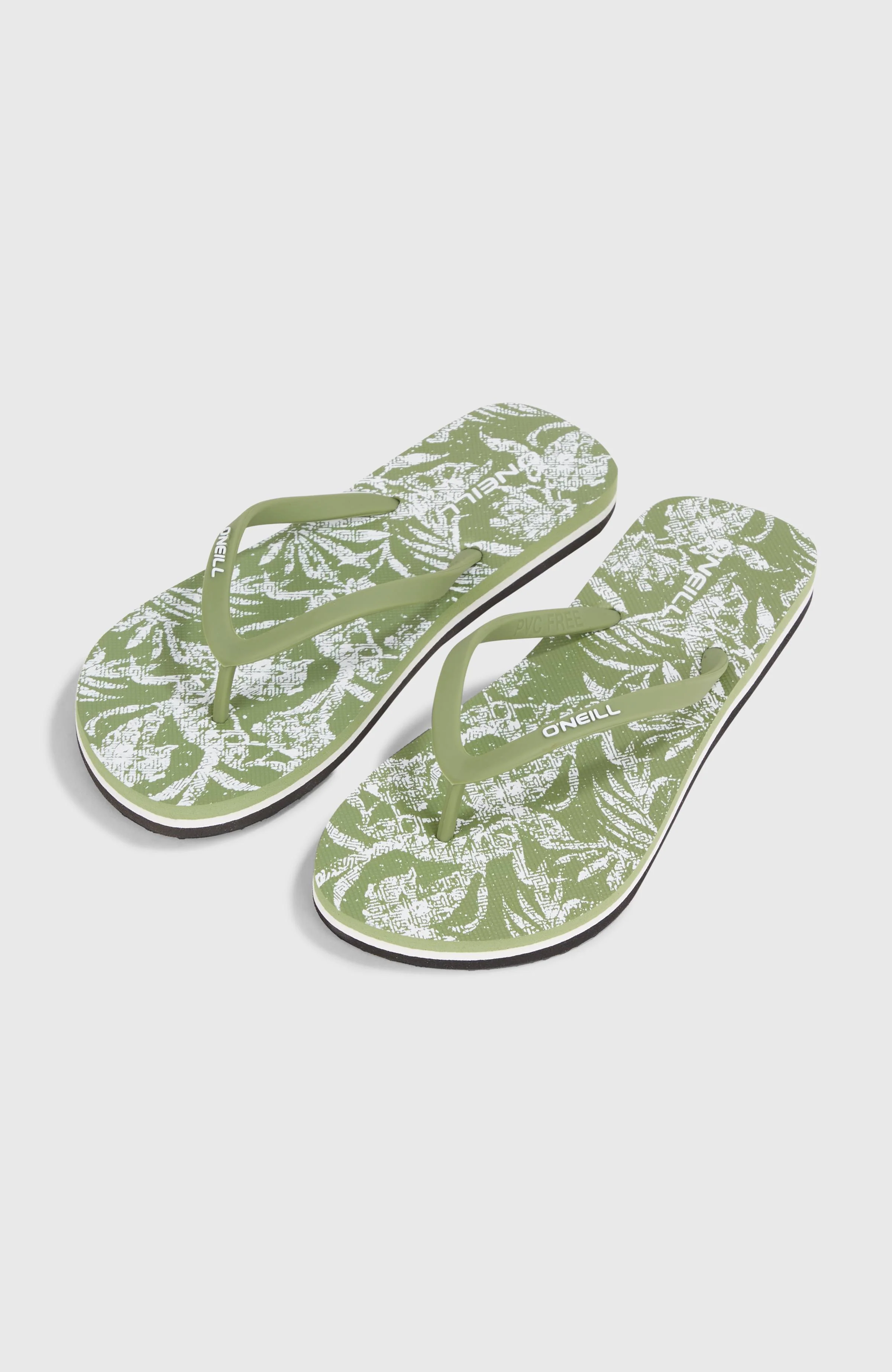 Profile Graphic Sandals | Green Textured Jungle