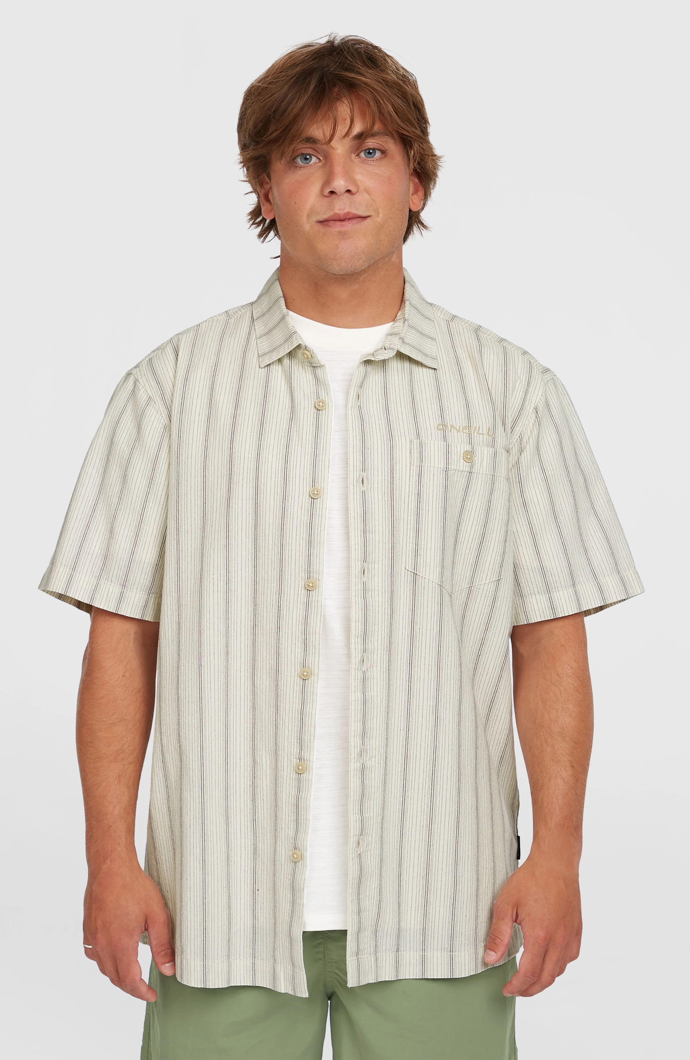 13412-jacquard-stripe-shirt-beige-cali-stripe-1.webp Jacquard Stripe Shirt | Beige Cali Stripe