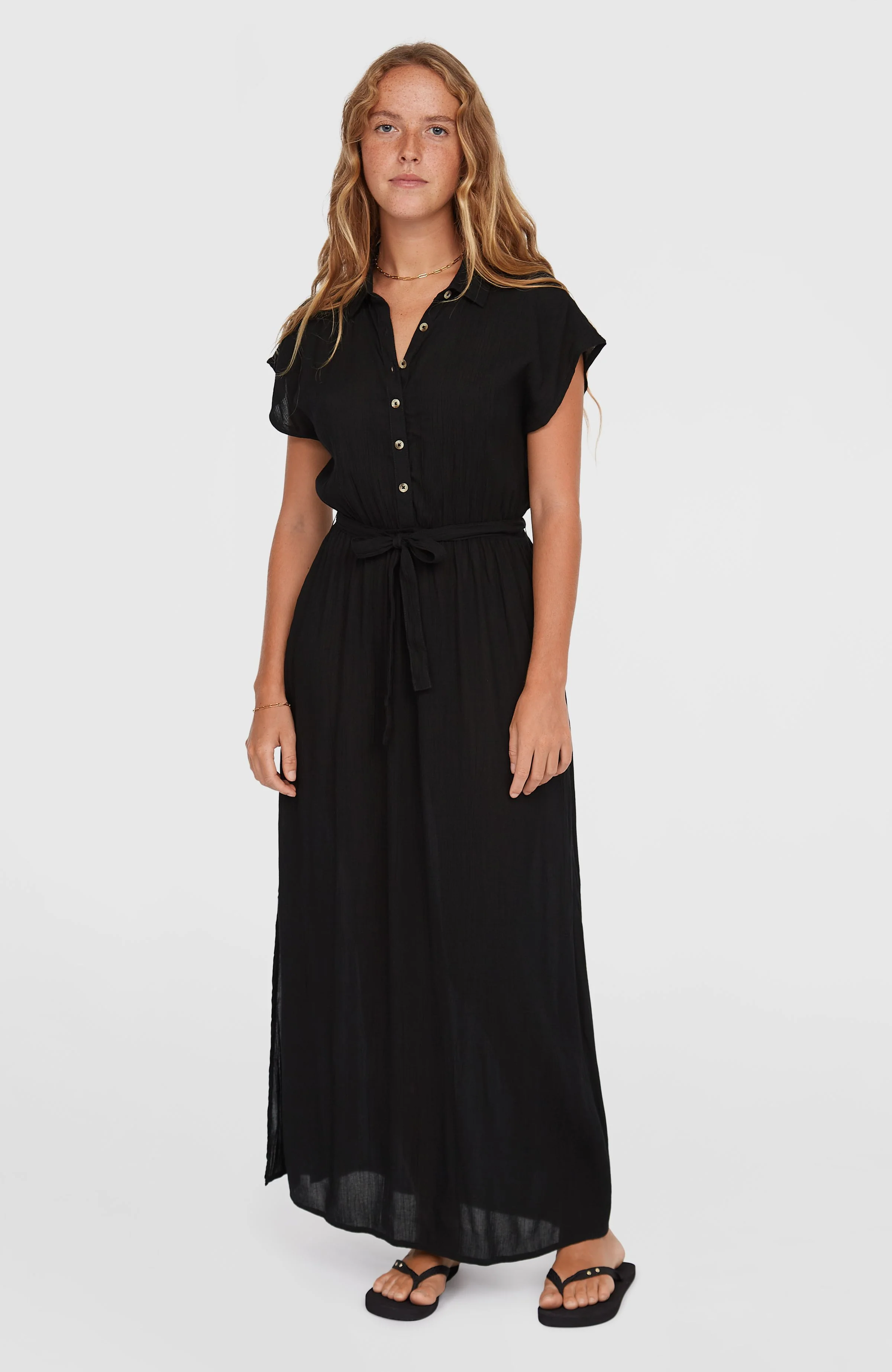 13677-lori-maxi-shirt-dress-black-out-1.webp Lori Maxi Shirt Dress | Black Out