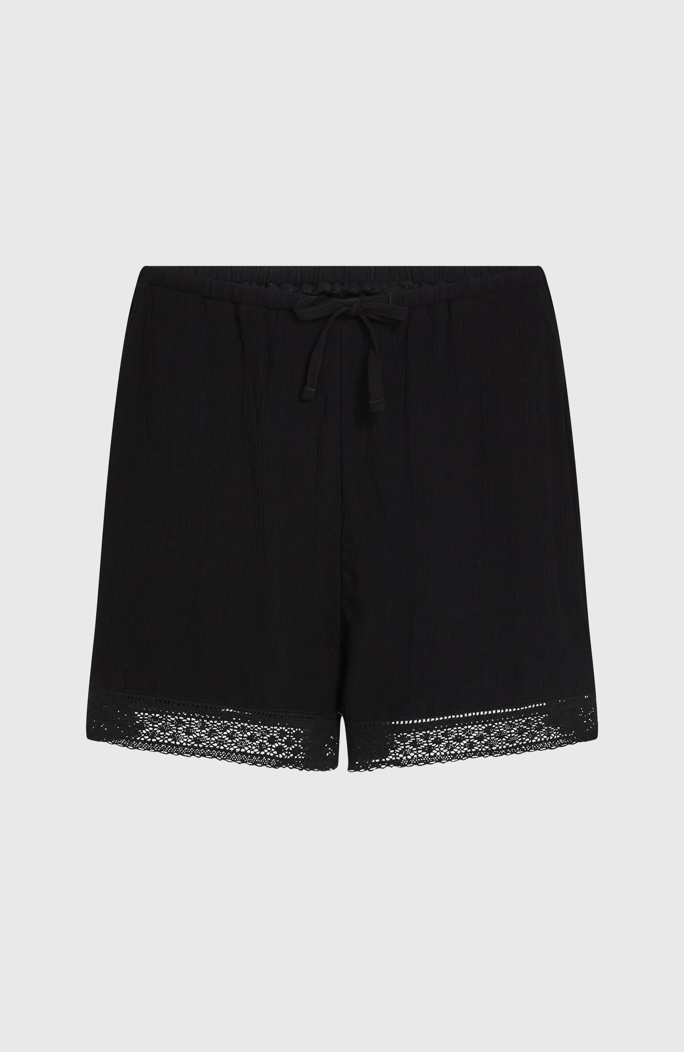 Essentials Embroidery Shorts | Black Out