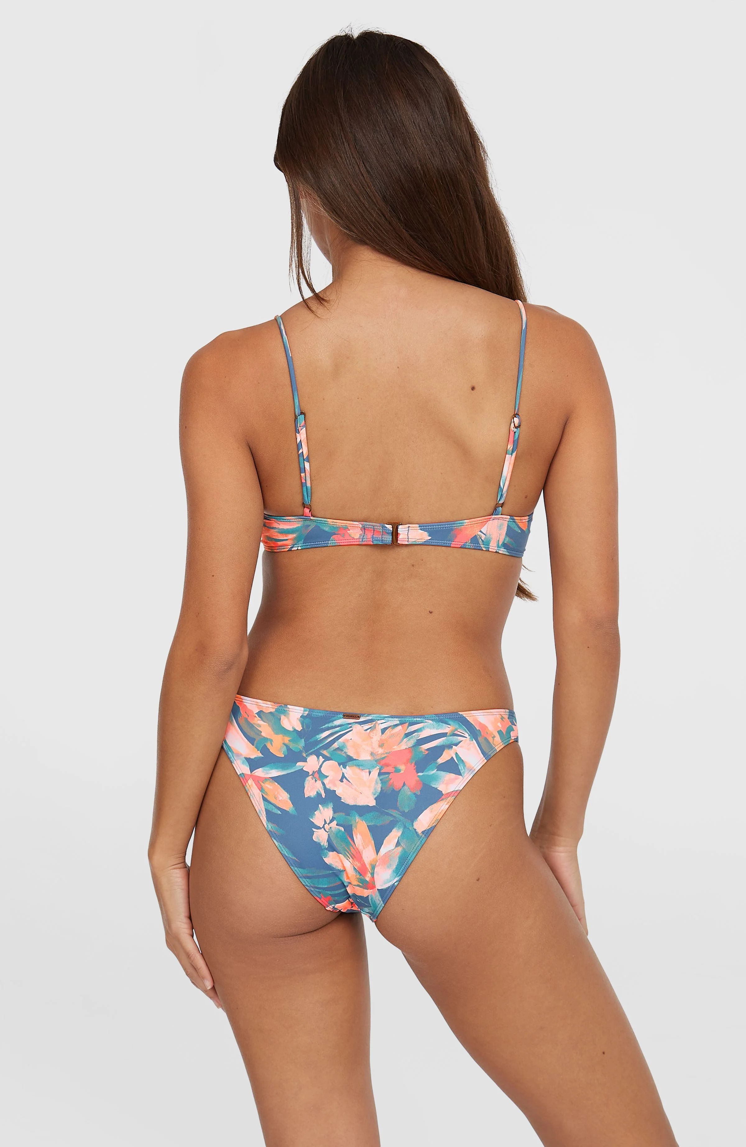 Honopu Rockley Bikini Set | Blue Painted Tropics