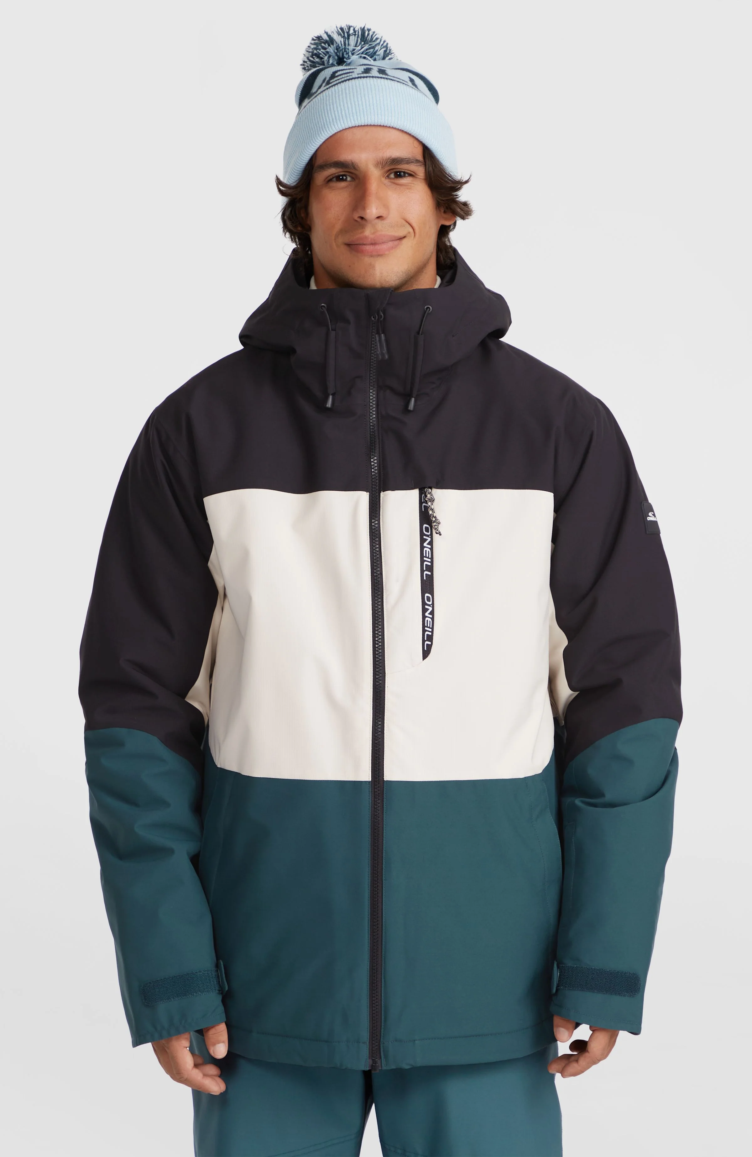 Carbonite Snow Jacket | Alma Steel Colour Block