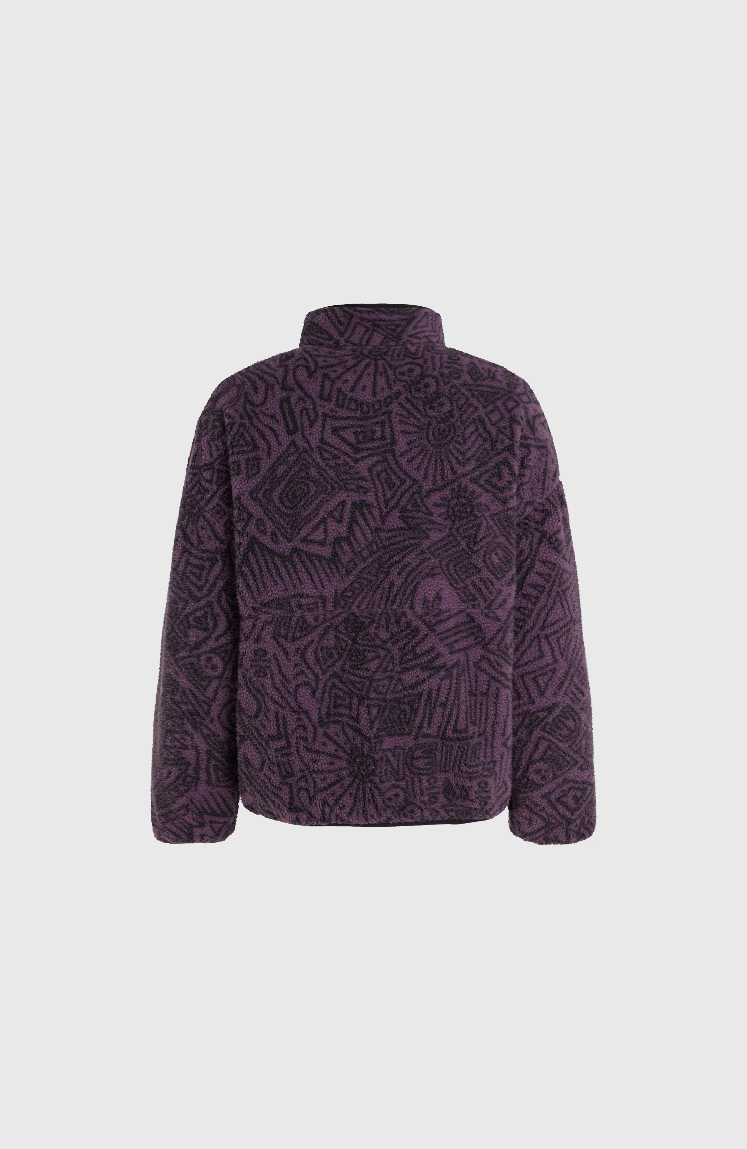 Surf Heroes High-Pile Fleece | Black/Purple Sketcheritage