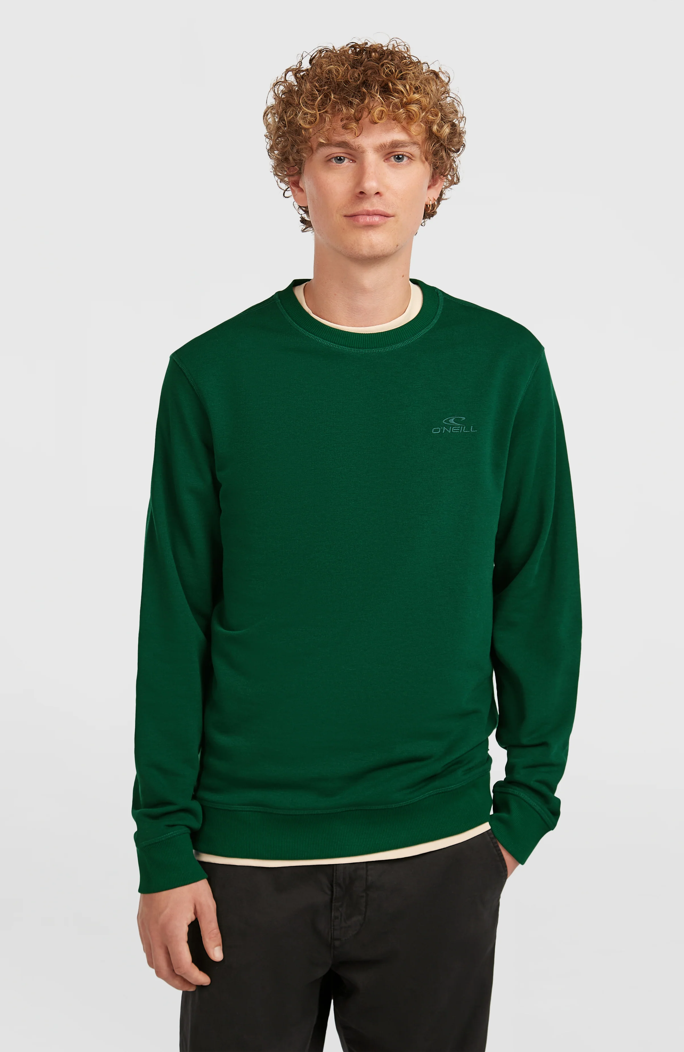 14272-small-logo-crew-sweatshirt-emerald-envy-1.webp Small Logo Crew Sweatshirt | Emerald Envy