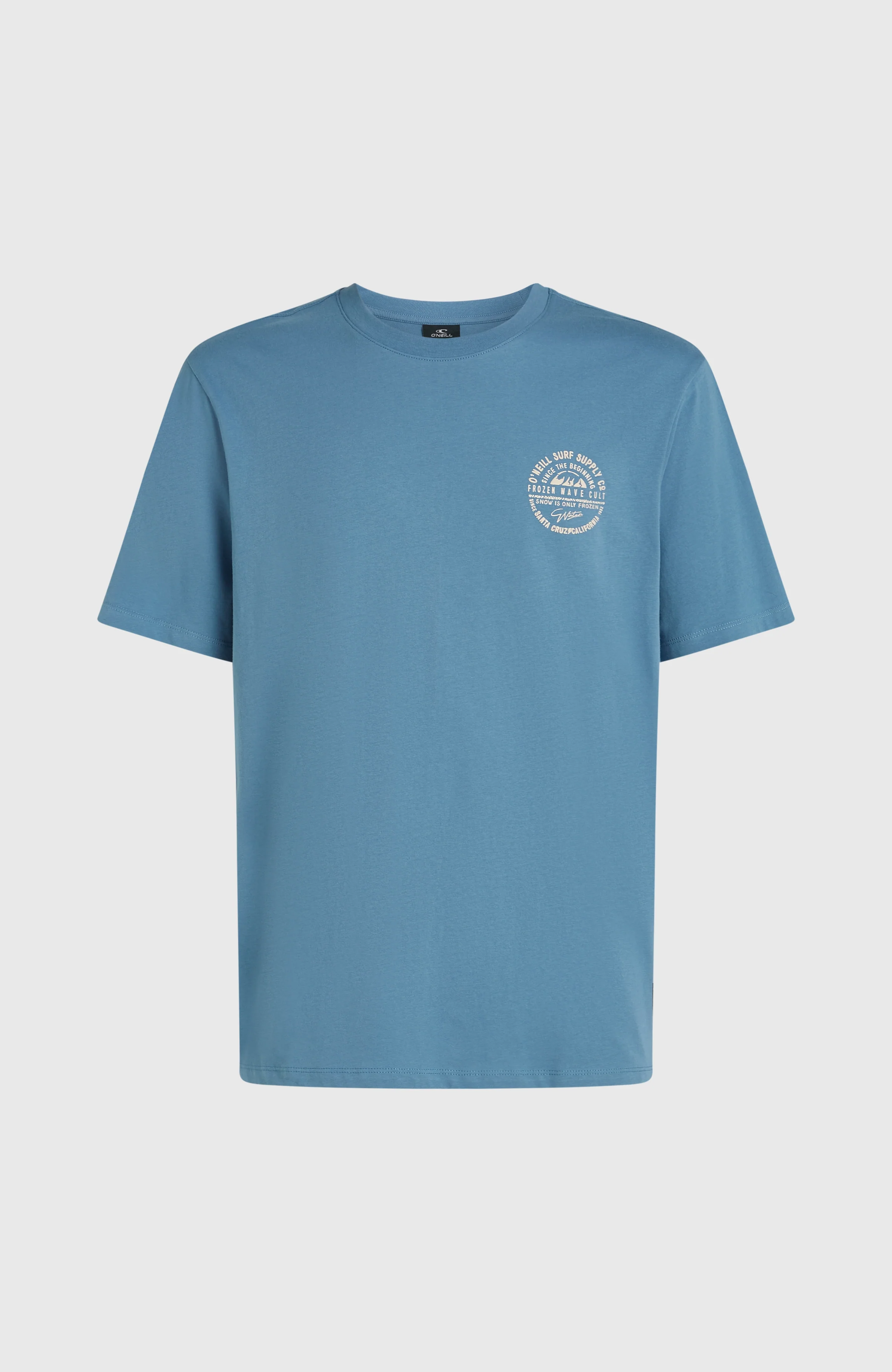 Chest-Print T-Shirt | Mozart Blue
