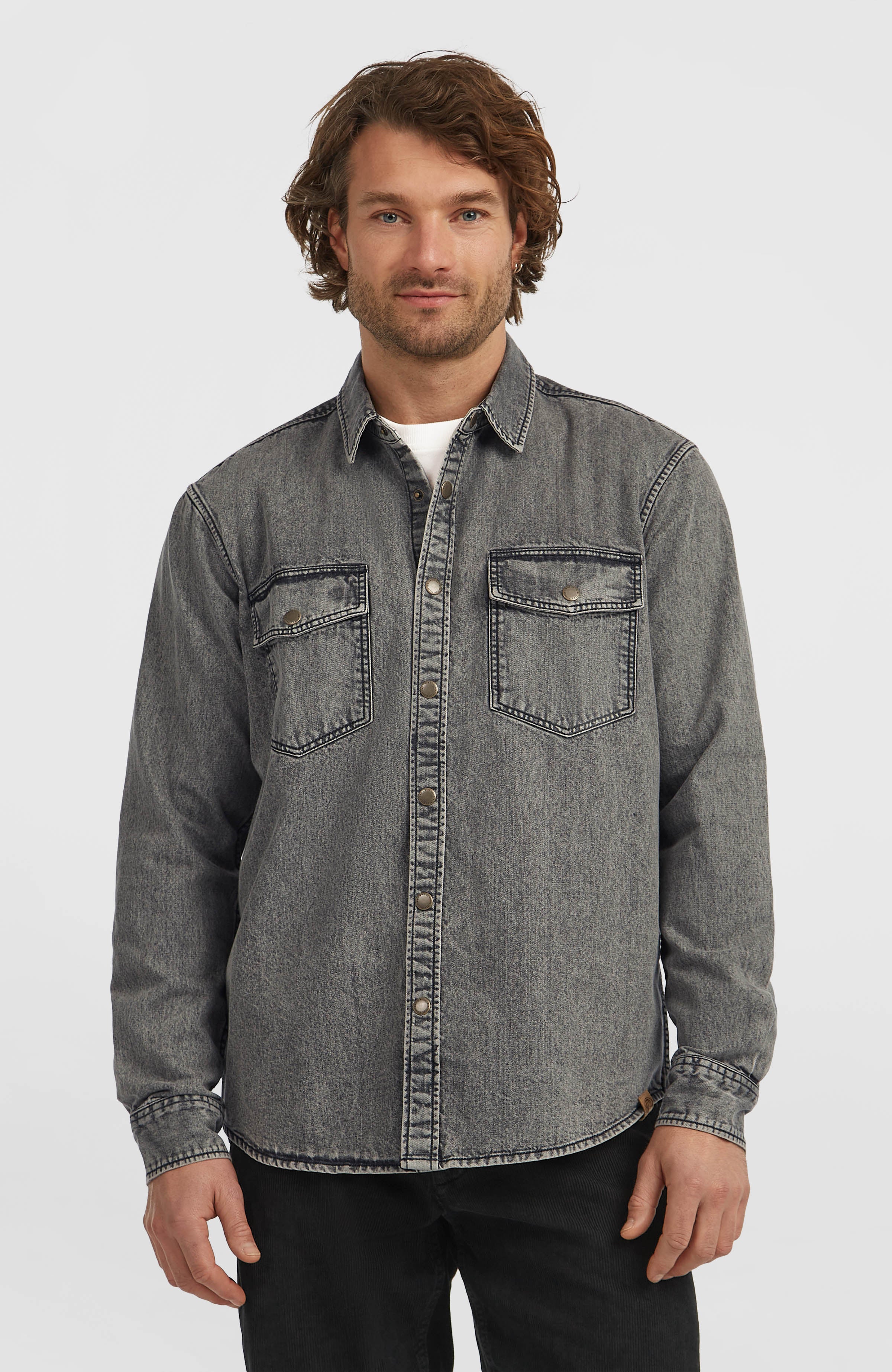 15206-o-riginals-denim-shirt-black-out-1.jpg O'Riginals Denim Shirt | Black Out