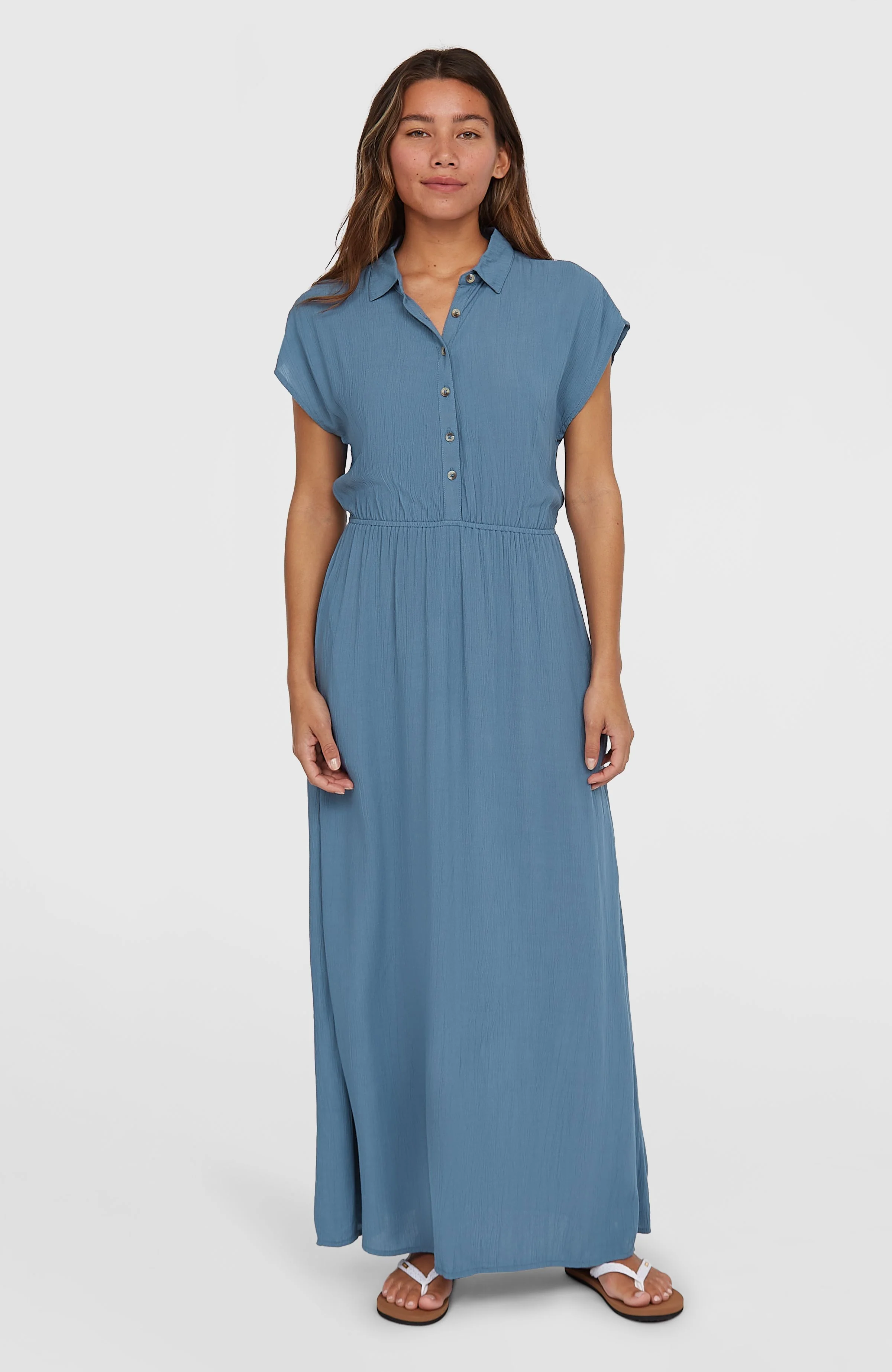 15333-lori-maxi-shirt-dress-copen-blue-1.webp Lori Maxi Shirt Dress | Copen Blue