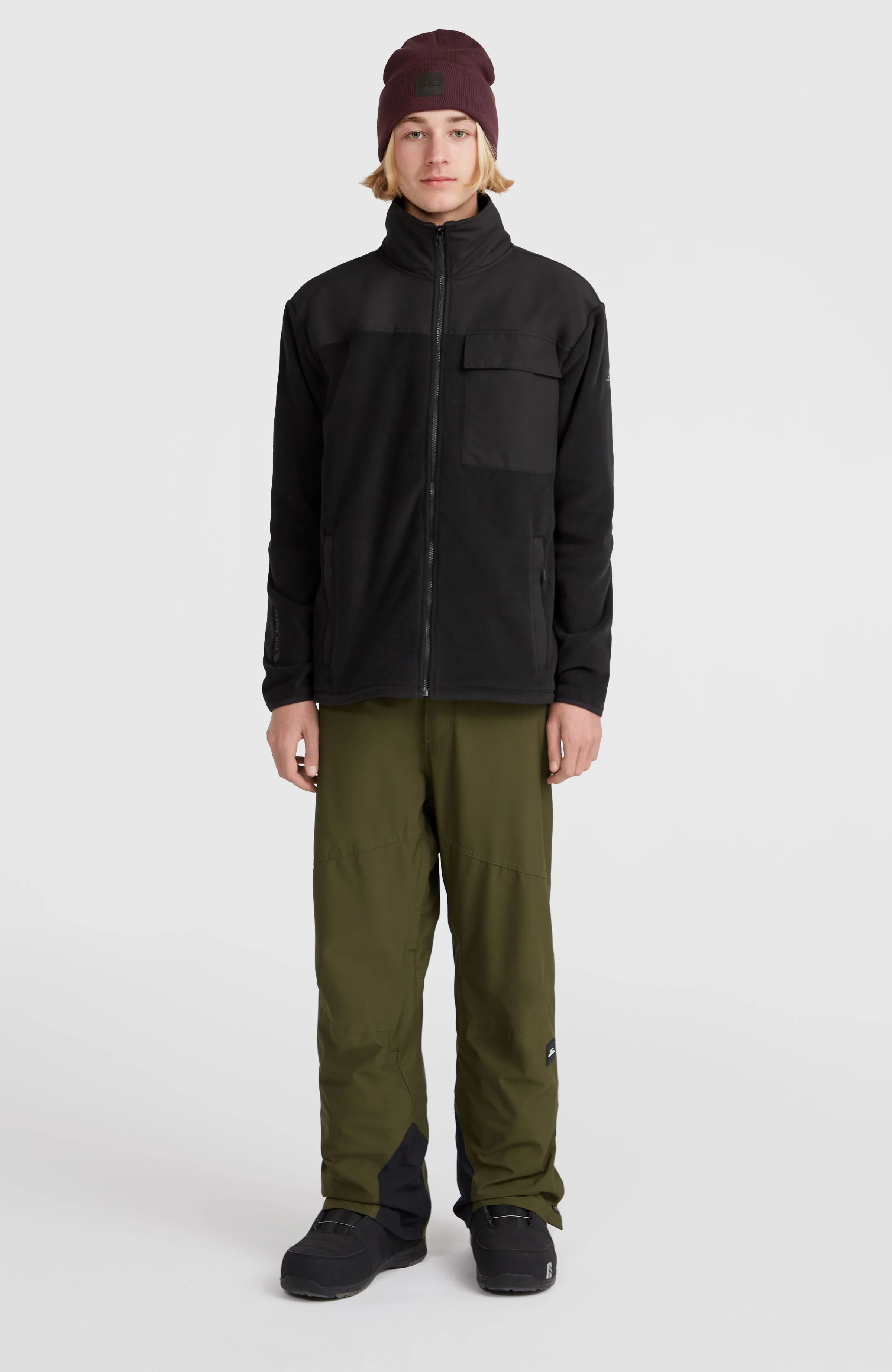Utility Polartec® 200 Full-Zip Fleece | Black Out