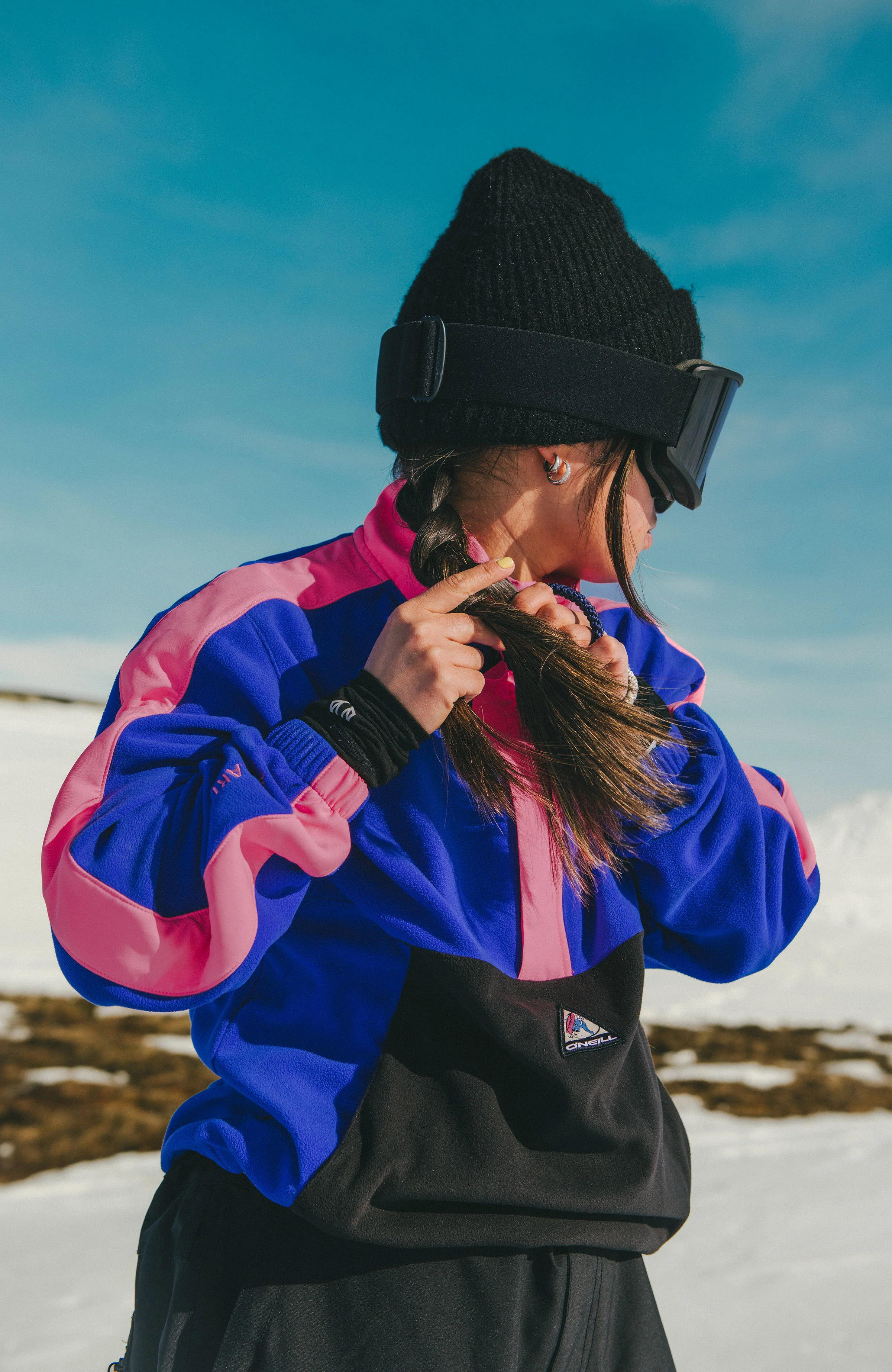 FWC'Play Polartec® High-Zip Fleece | Active Blue Colour Block