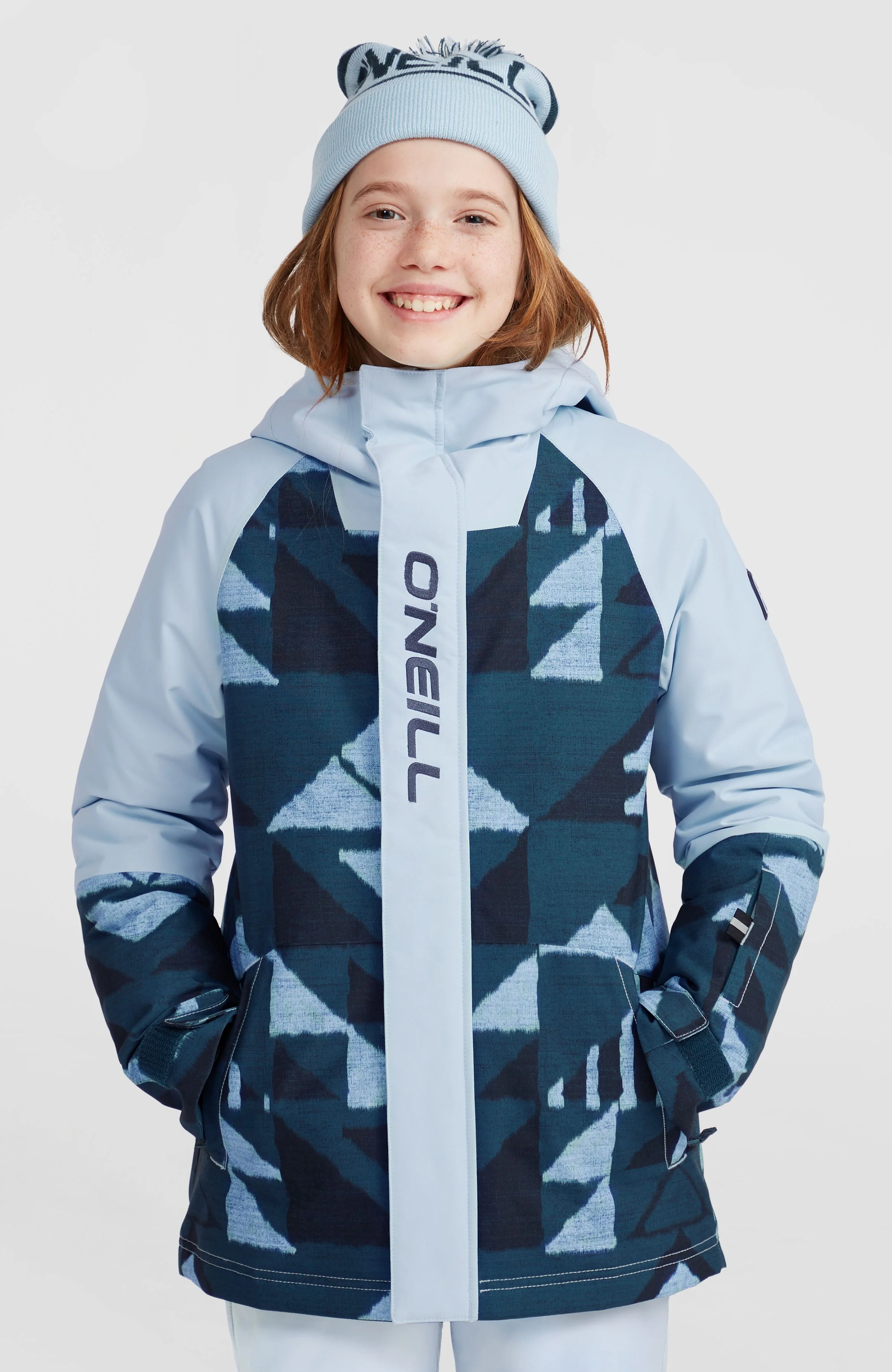 15778-o-riginals-snow-jacket-blue-triangle-ikat-1.webp O'Riginals Snow Jacket | Blue Triangle Ikat