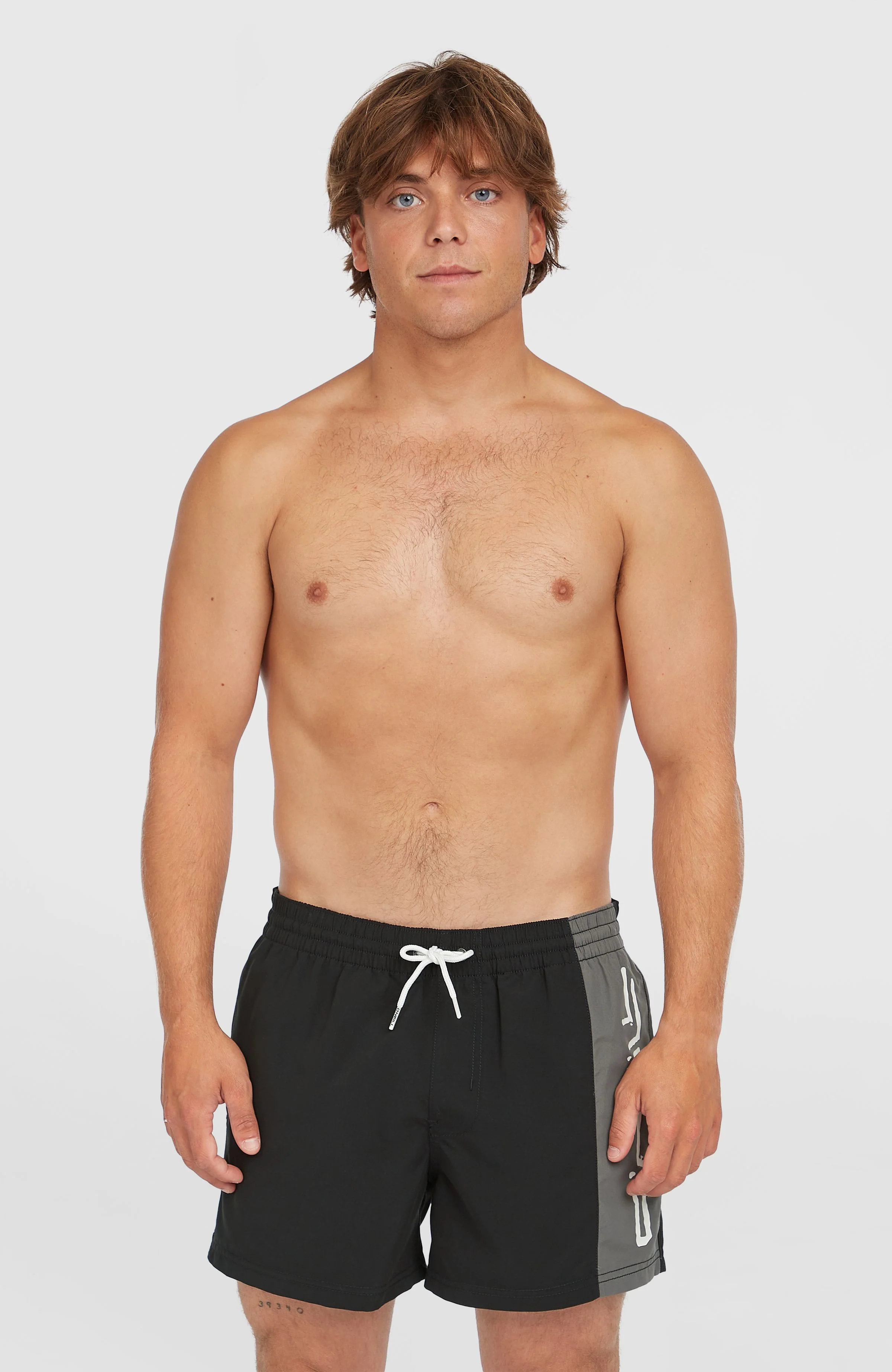 Retro 14'' Swim Shorts | Black Out Colour Block
