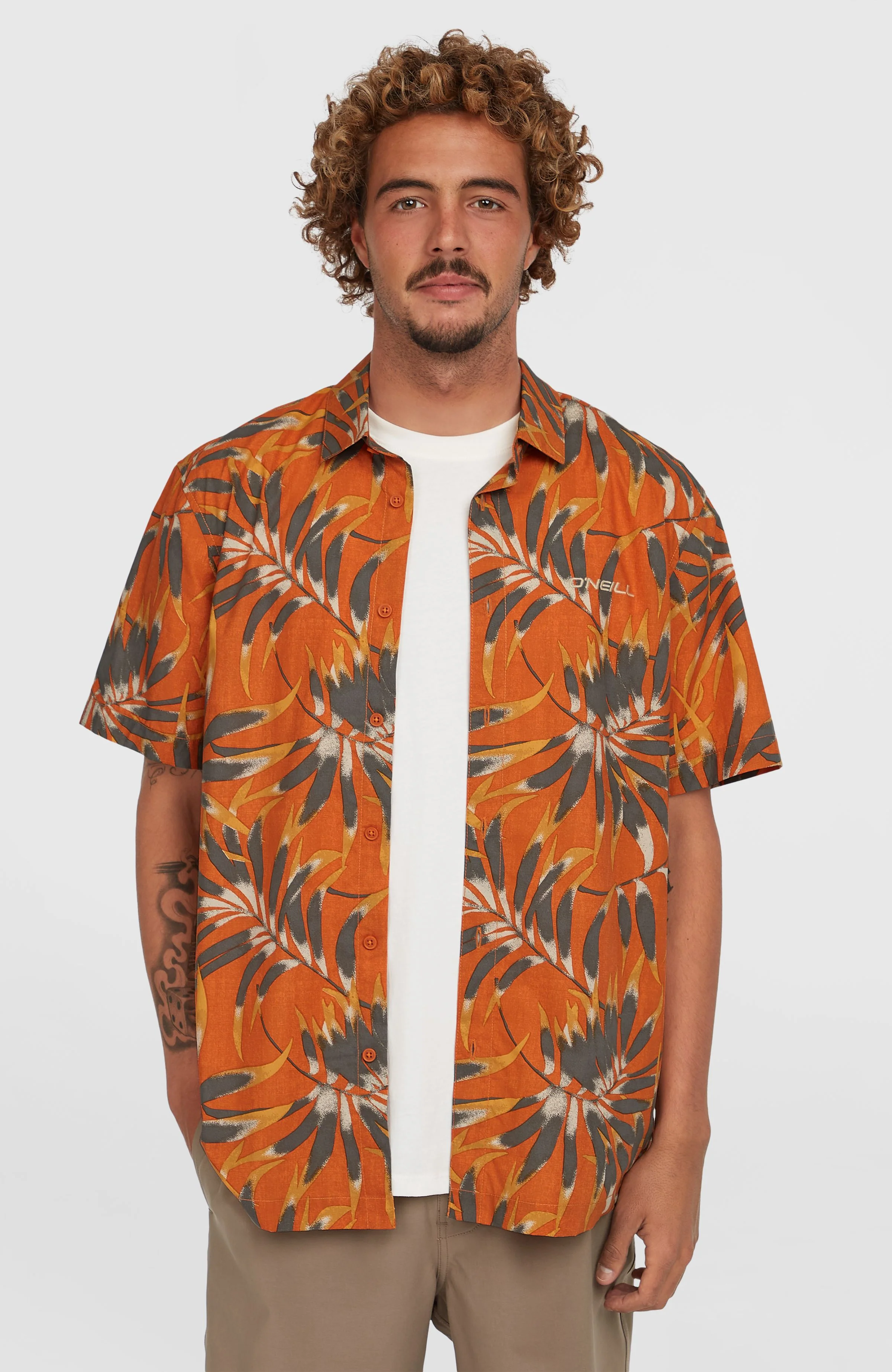 16028-print-shirt-orange-dipped-leaves-1.webp Print Shirt | Orange Dipped Leaves