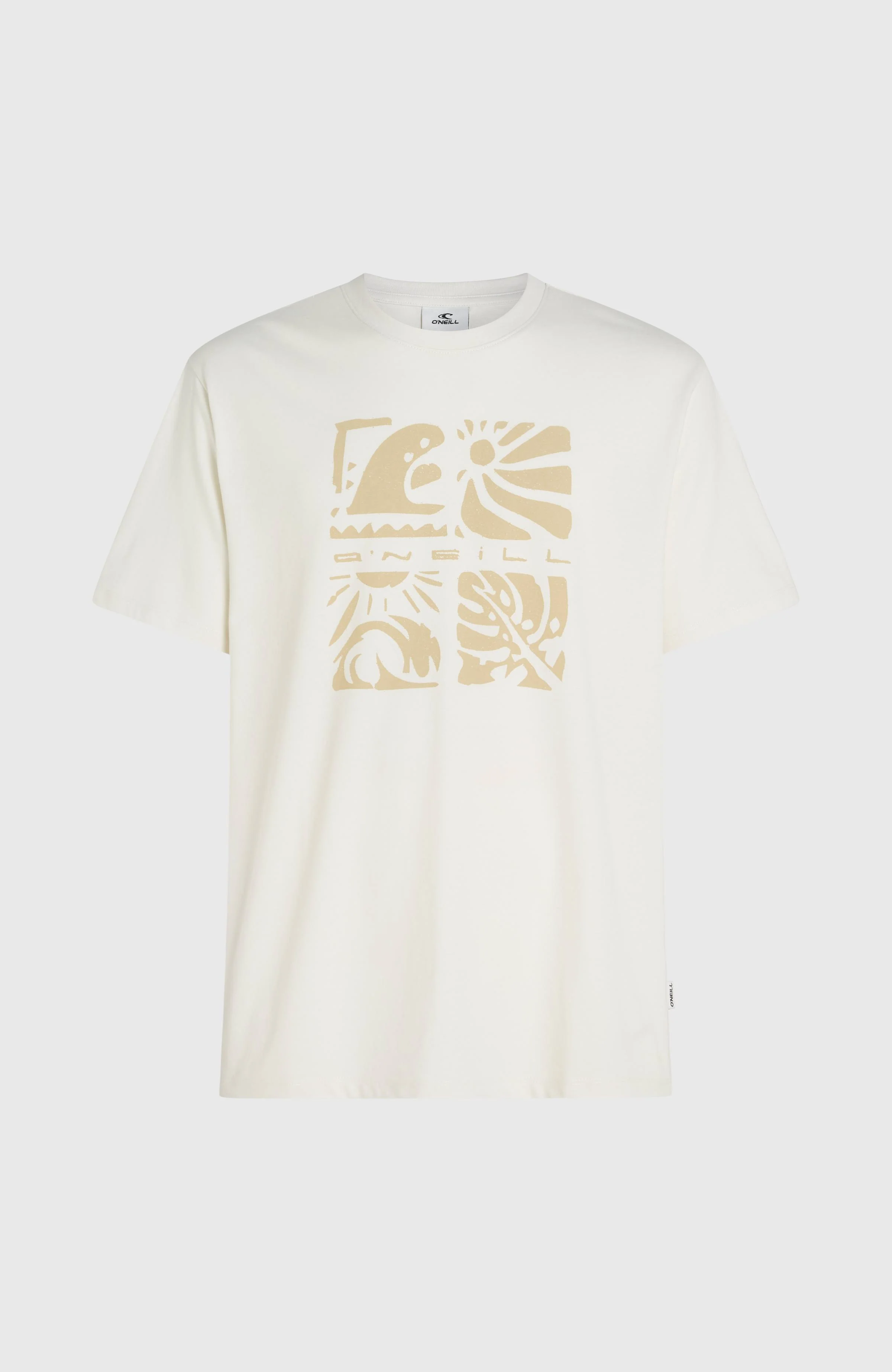 O’Neill Melange Front Print T-Shirt | Snow White