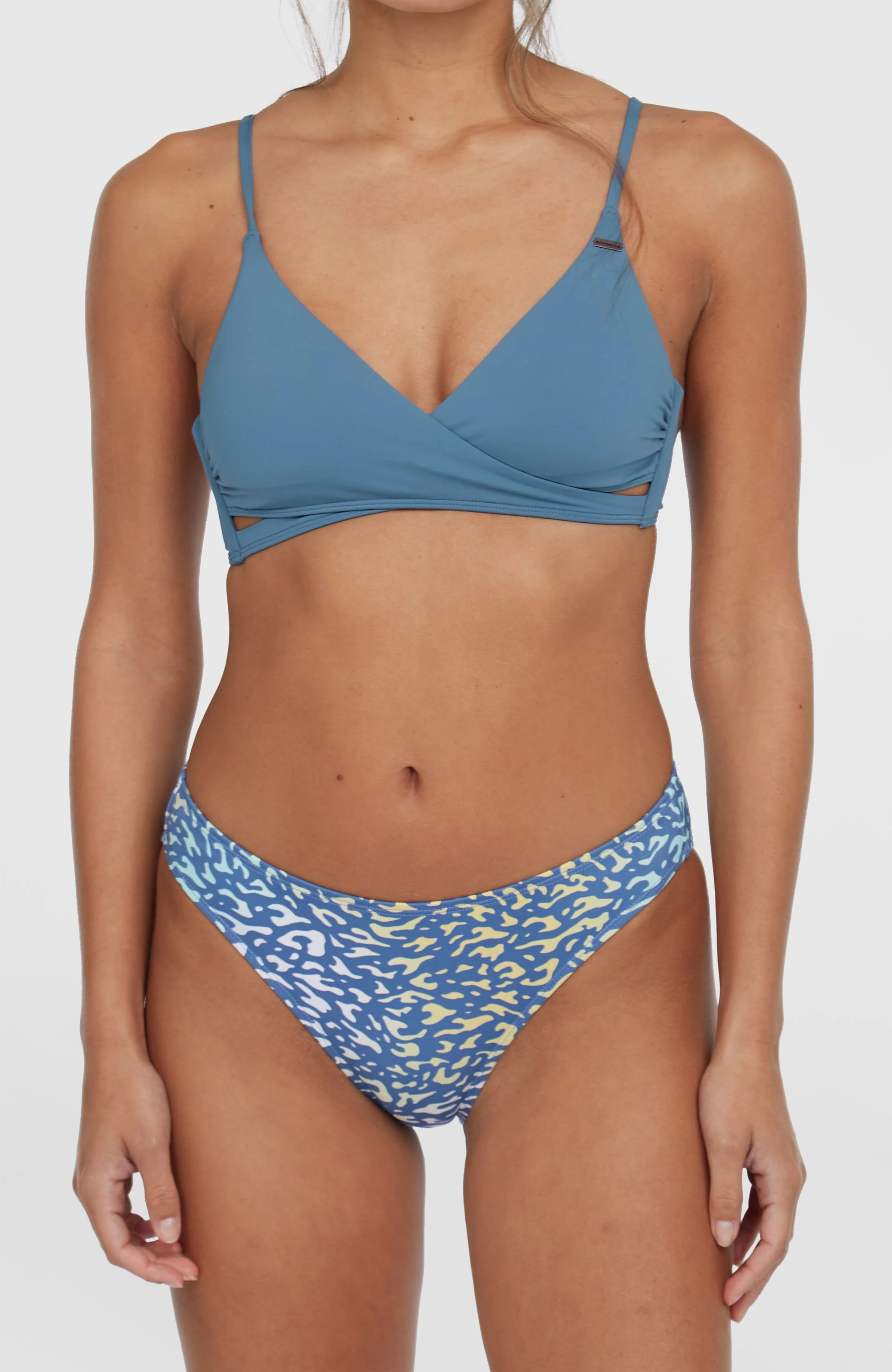Rita Bikini Bottoms | Yellow Animal Blur