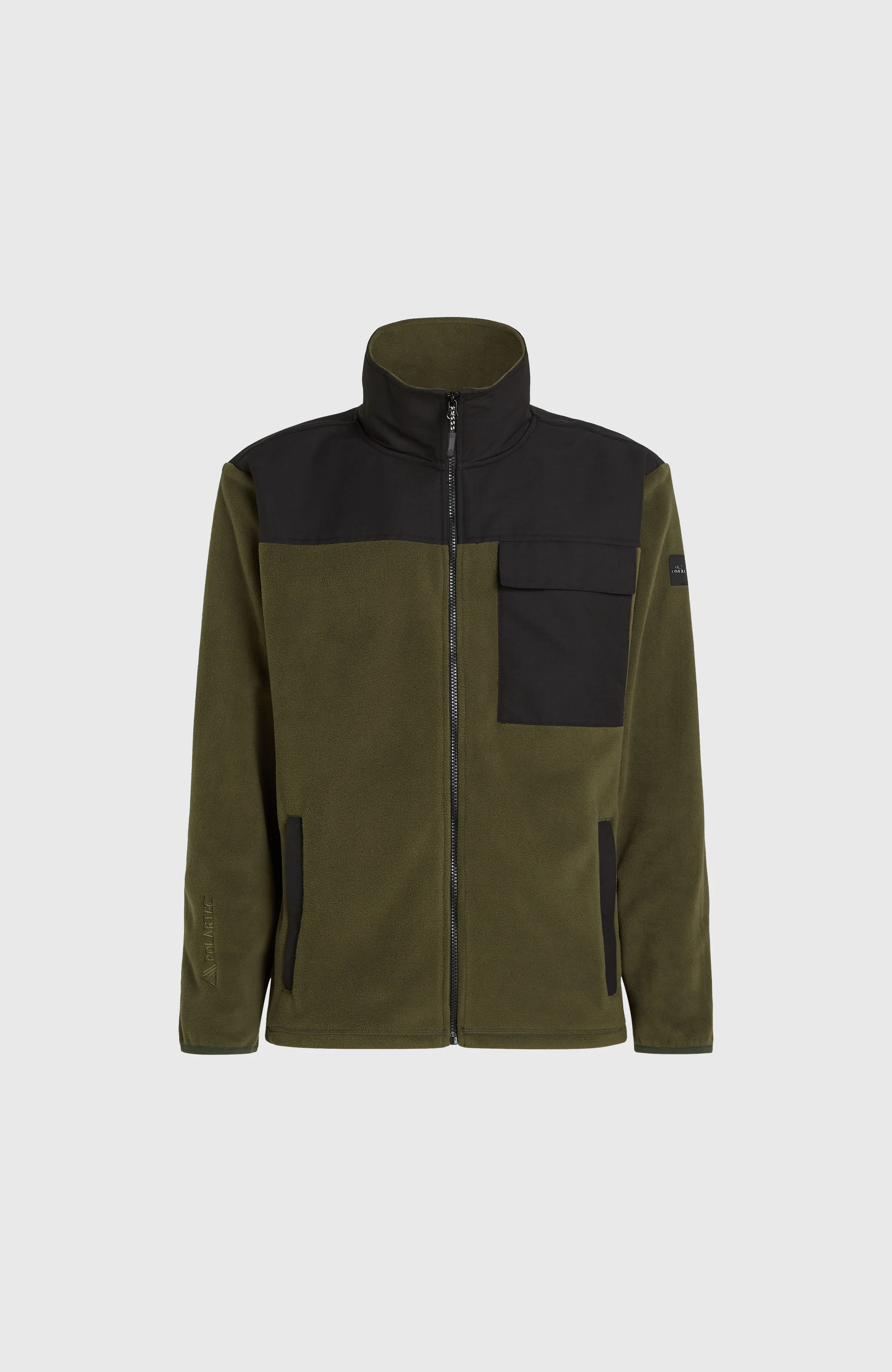 Utility Polartec® 200 Full-Zip Fleece | Forest Night Colour Block
