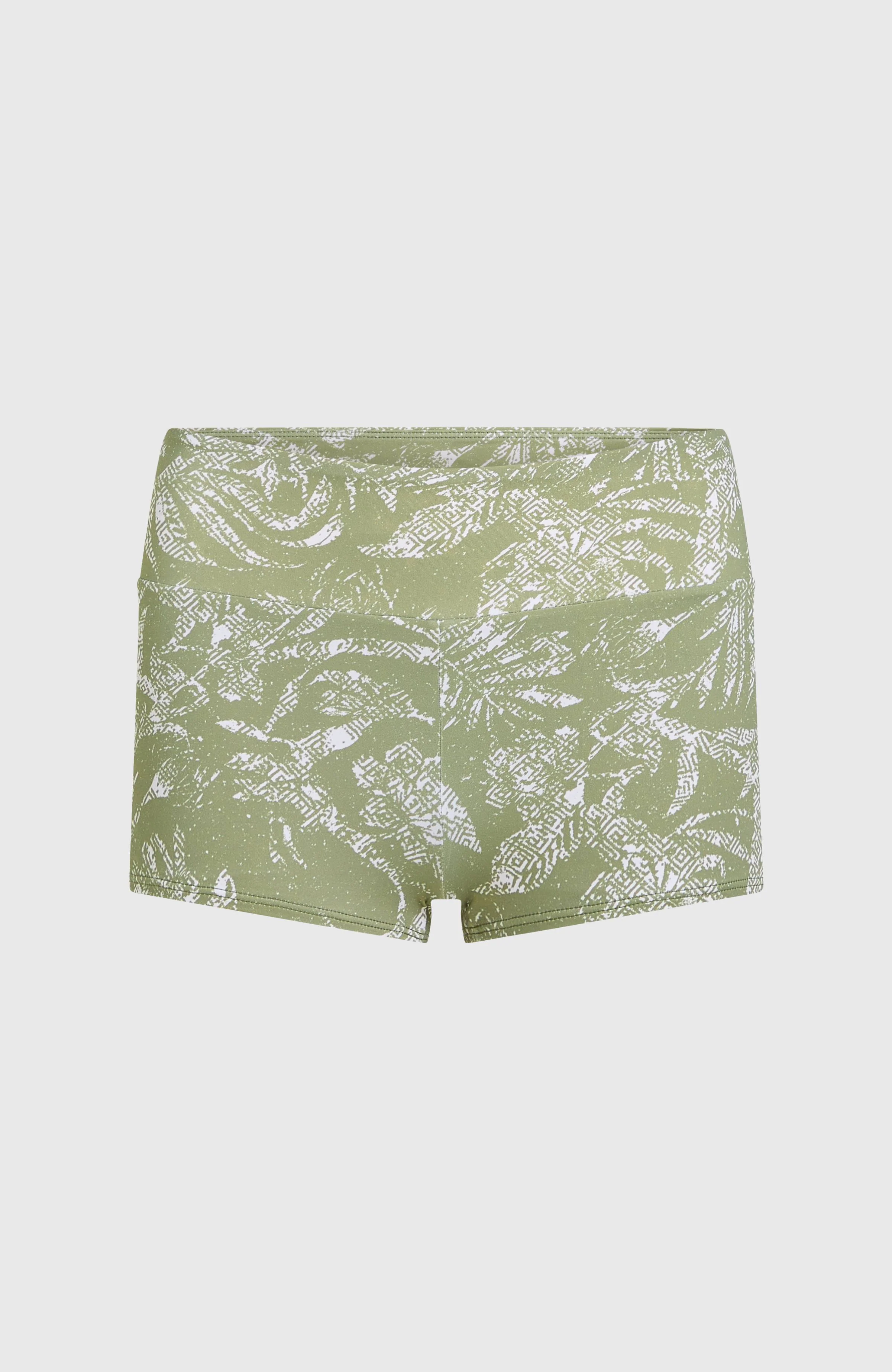 Grenada Bikini Bottoms | Green Textured Jungle